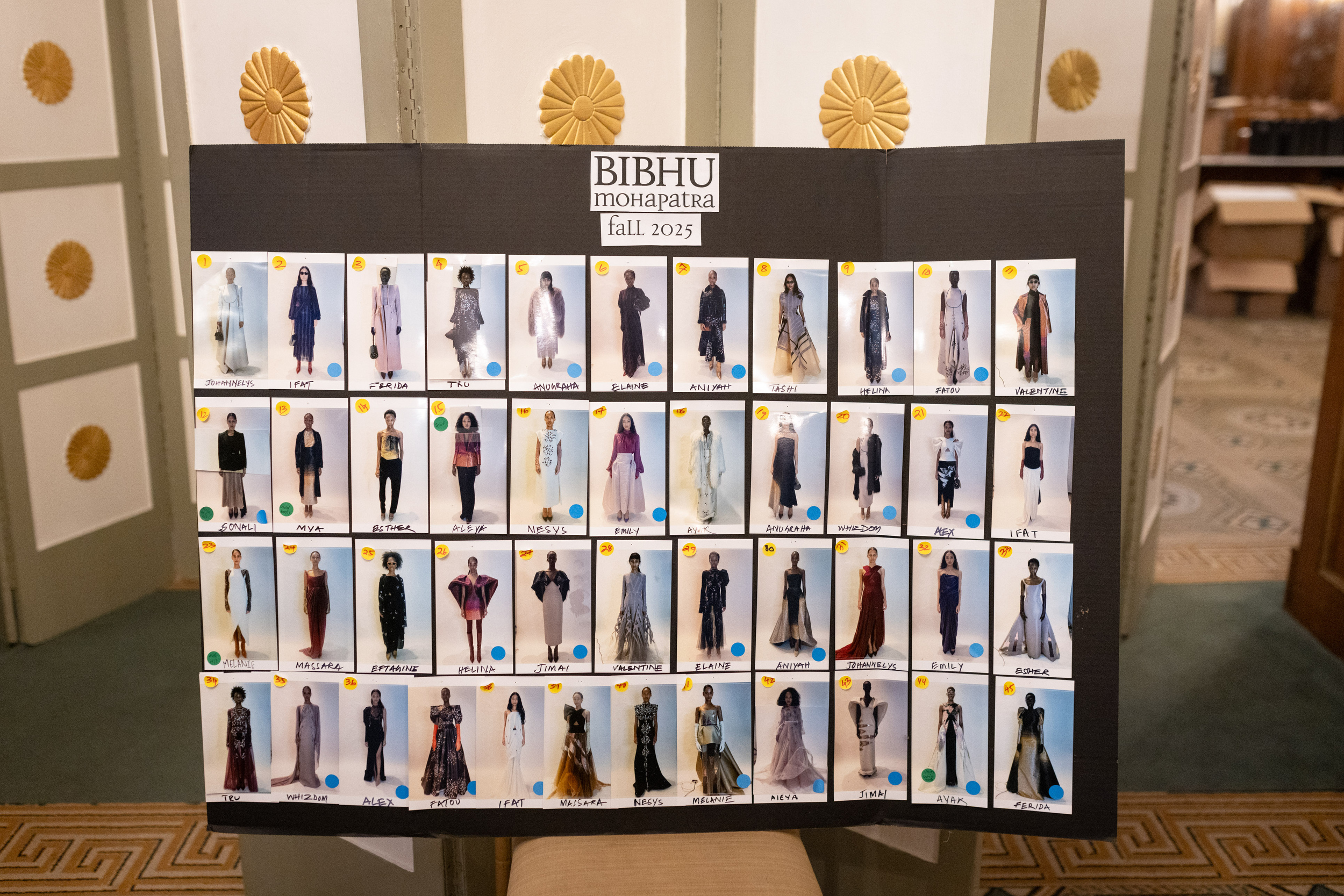 Bibhu Mohapatra  Fall 2025 Fashion Show Backstage