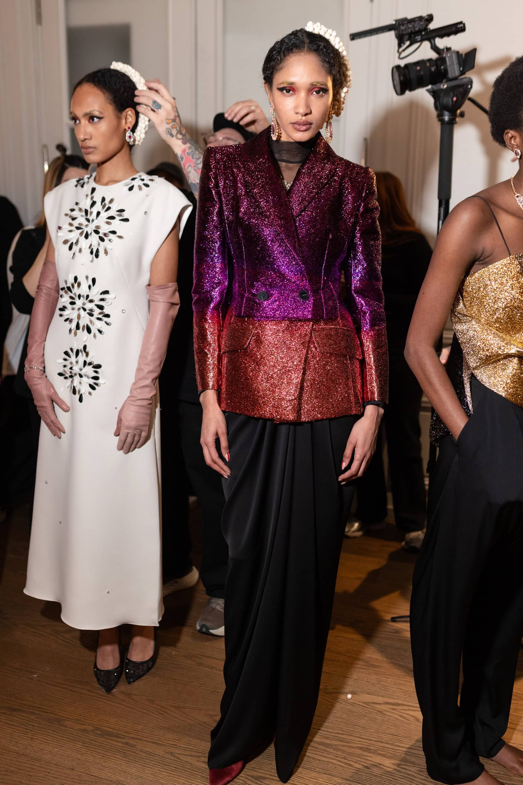 Bibhu Mohapatra  Fall 2025 Fashion Show Backstage