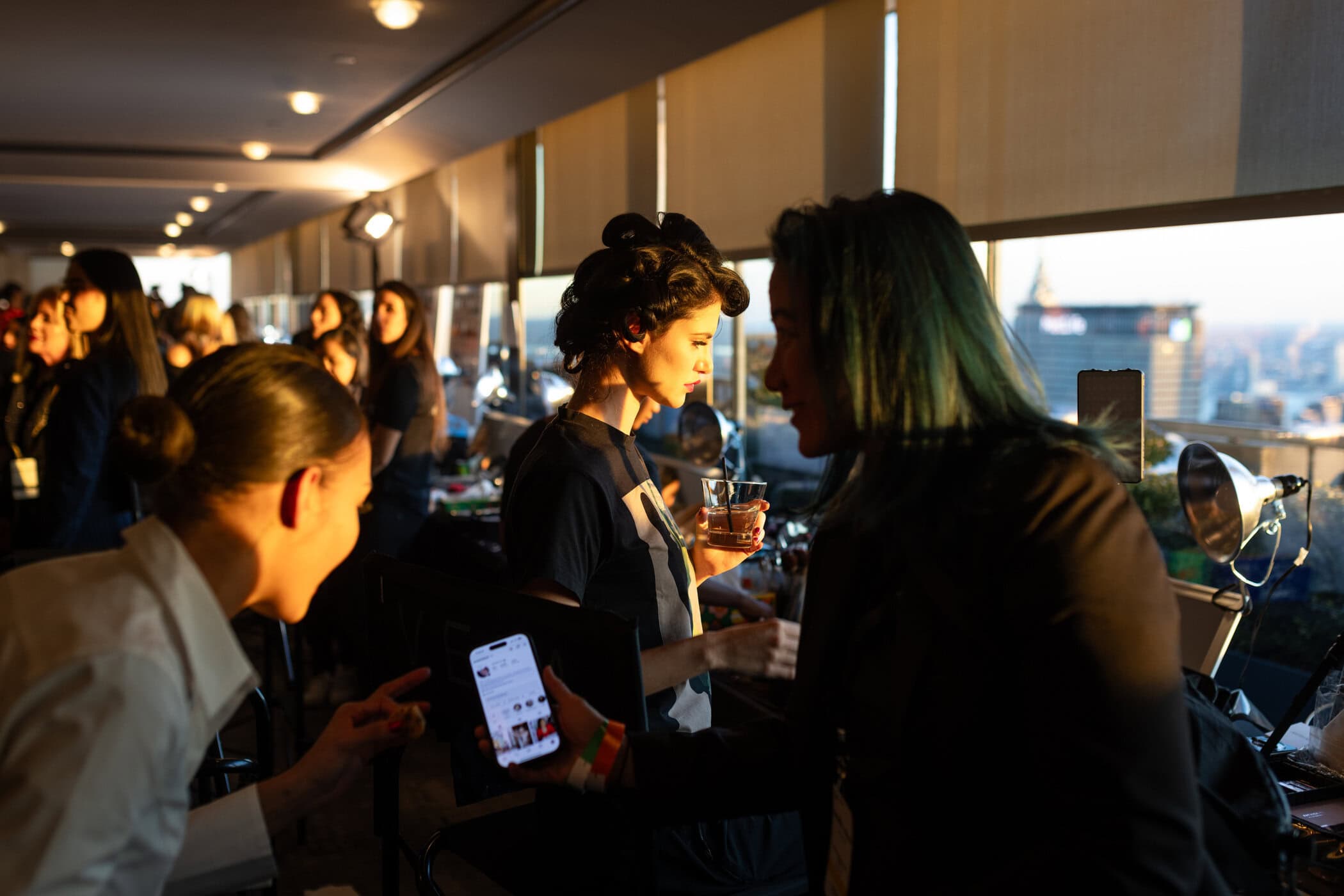 Pamella Roland  Fall 2025 Fashion Show Backstage