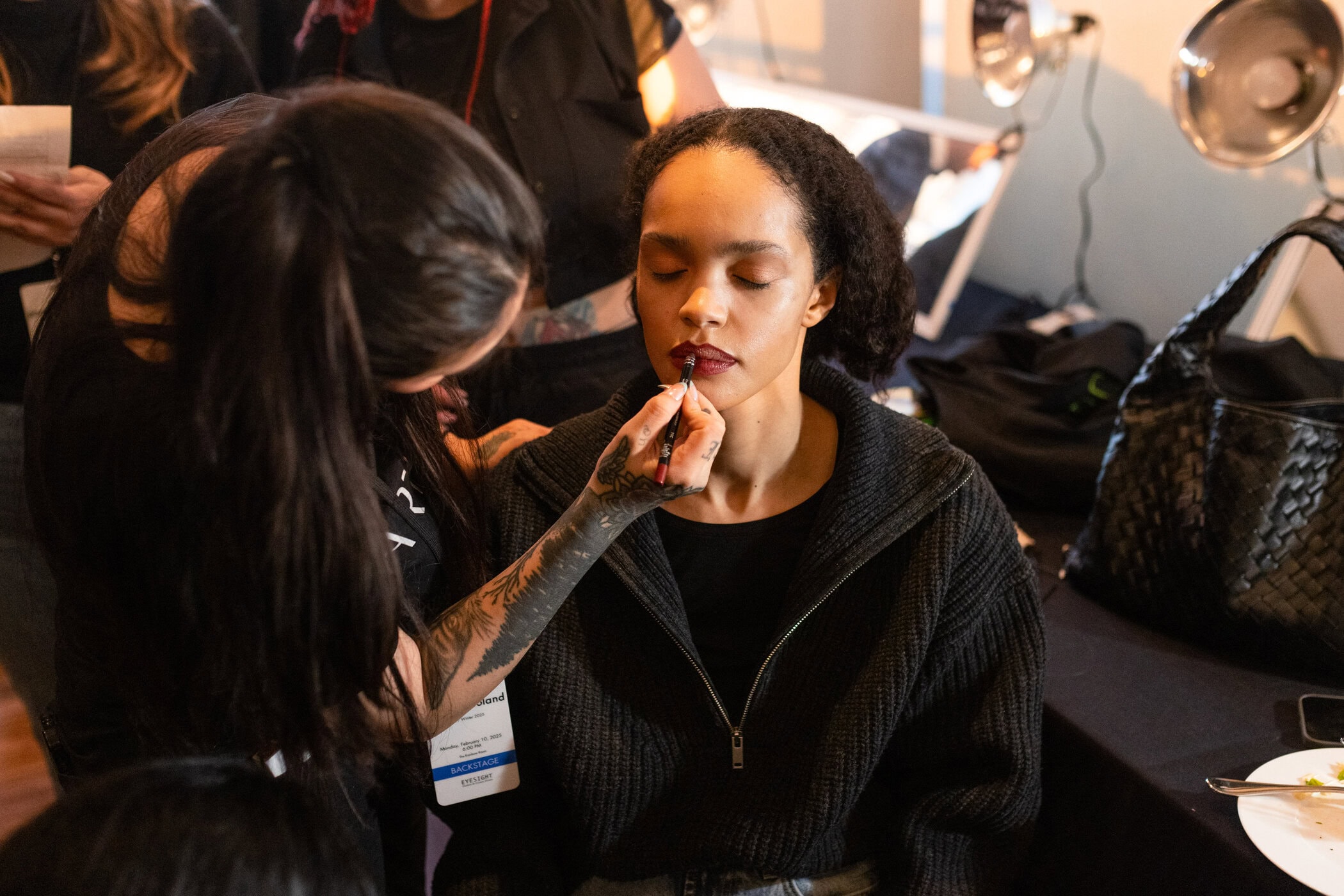 Pamella Roland  Fall 2025 Fashion Show Backstage