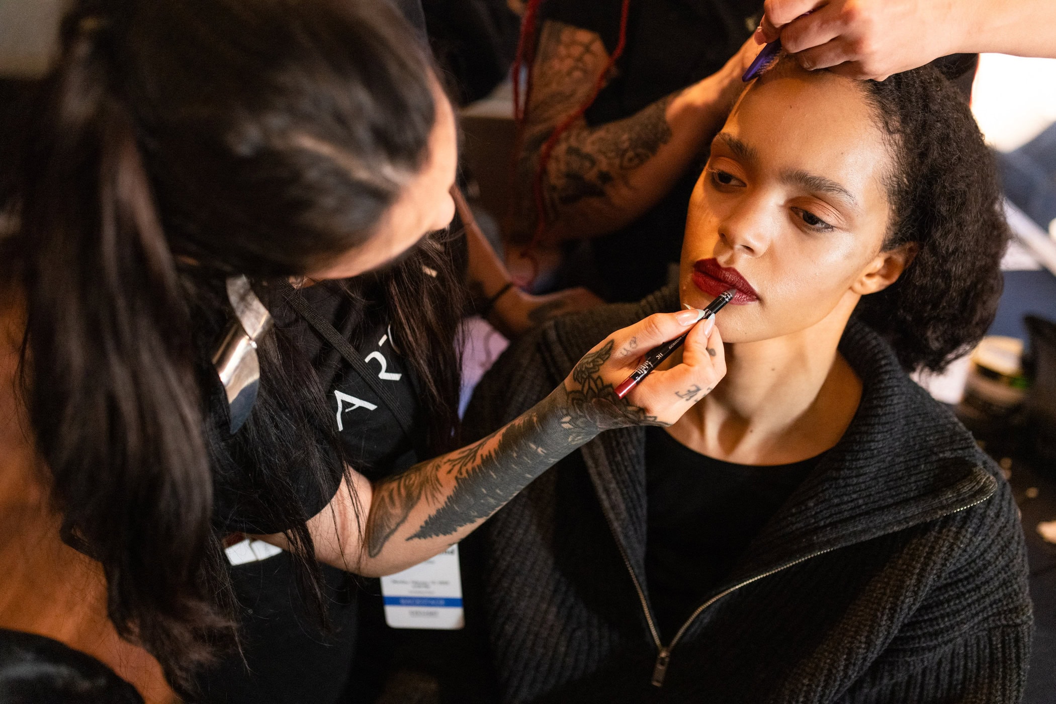 Pamella Roland  Fall 2025 Fashion Show Backstage