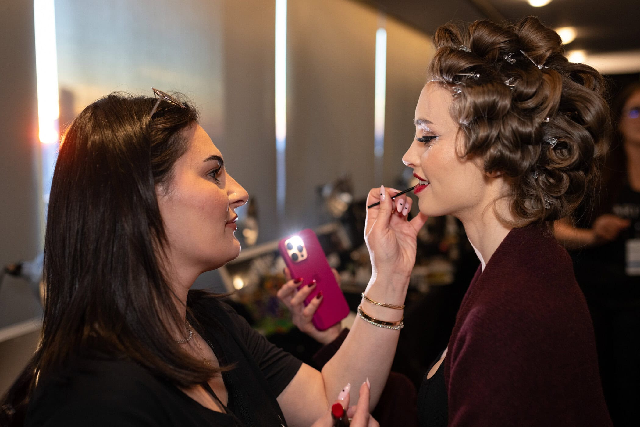 Pamella Roland  Fall 2025 Fashion Show Backstage