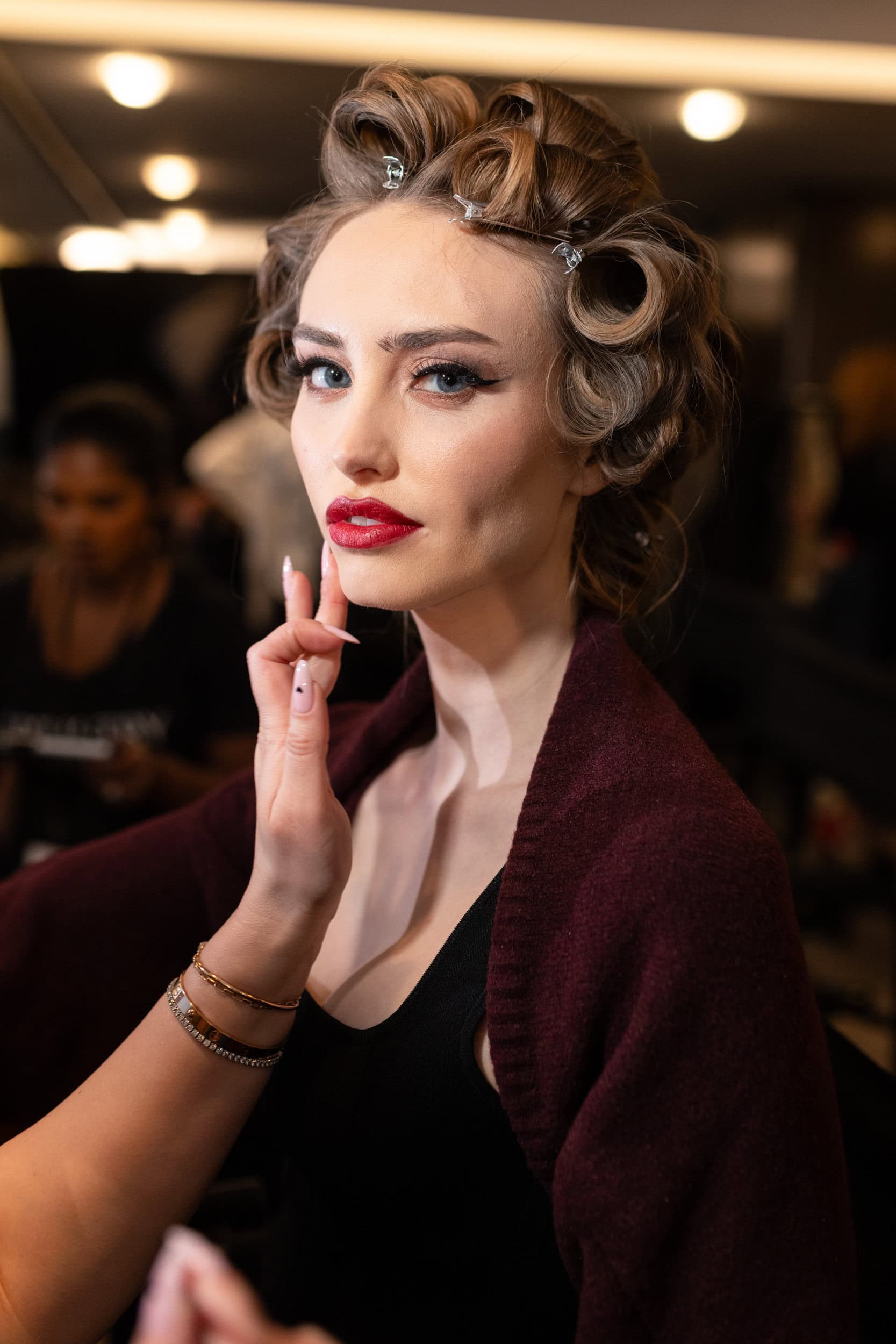 Pamella Roland  Fall 2025 Fashion Show Backstage