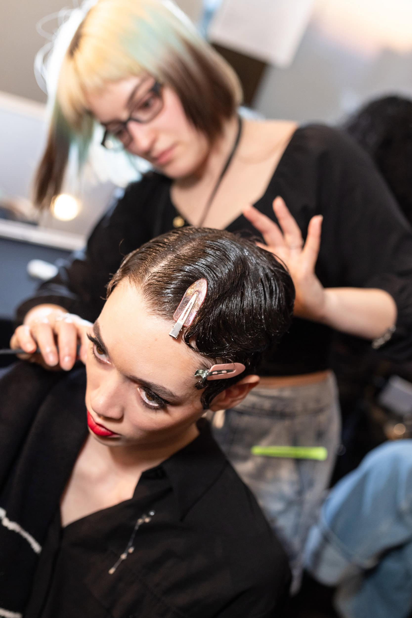 Pamella Roland  Fall 2025 Fashion Show Backstage