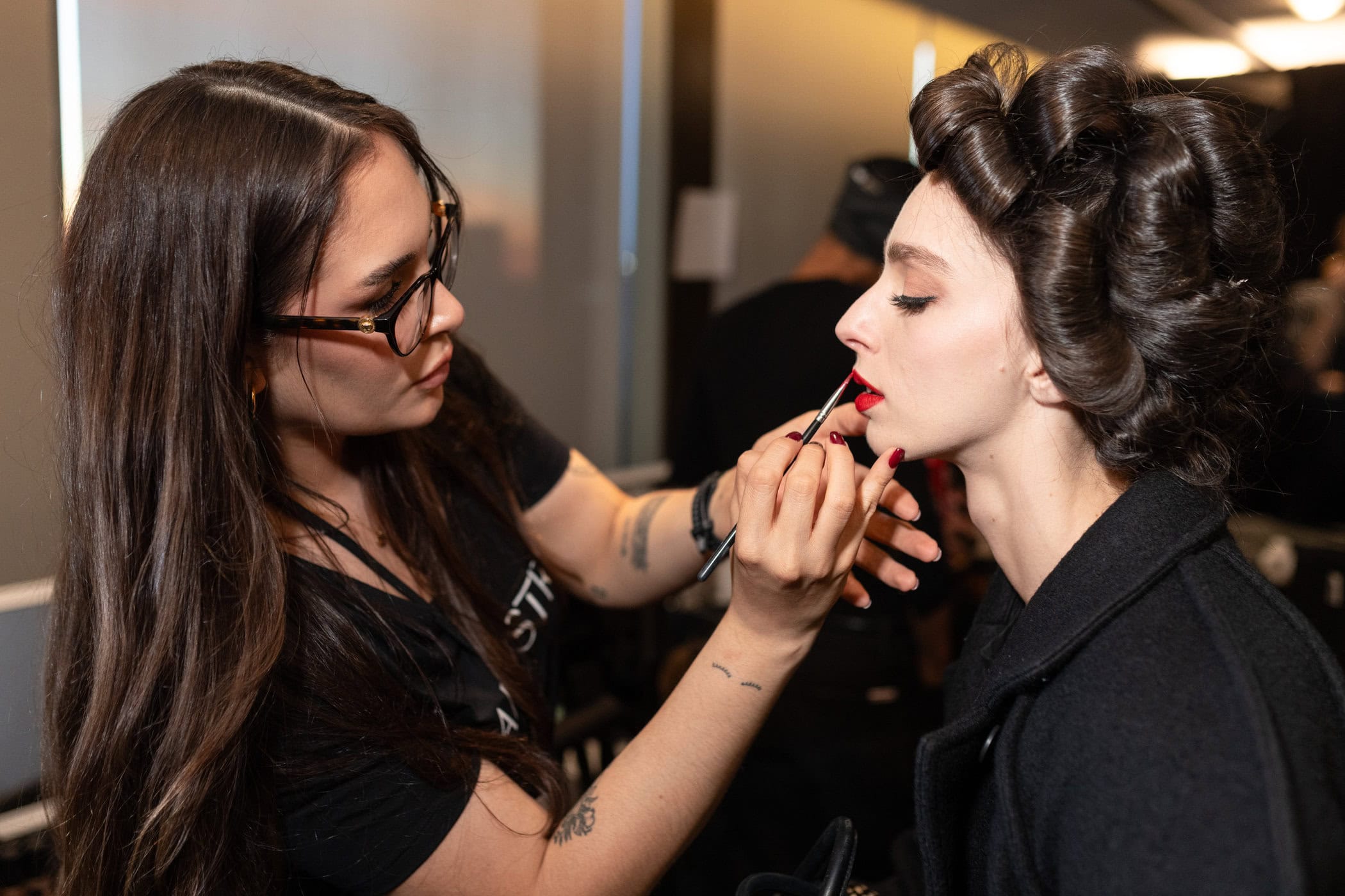 Pamella Roland  Fall 2025 Fashion Show Backstage