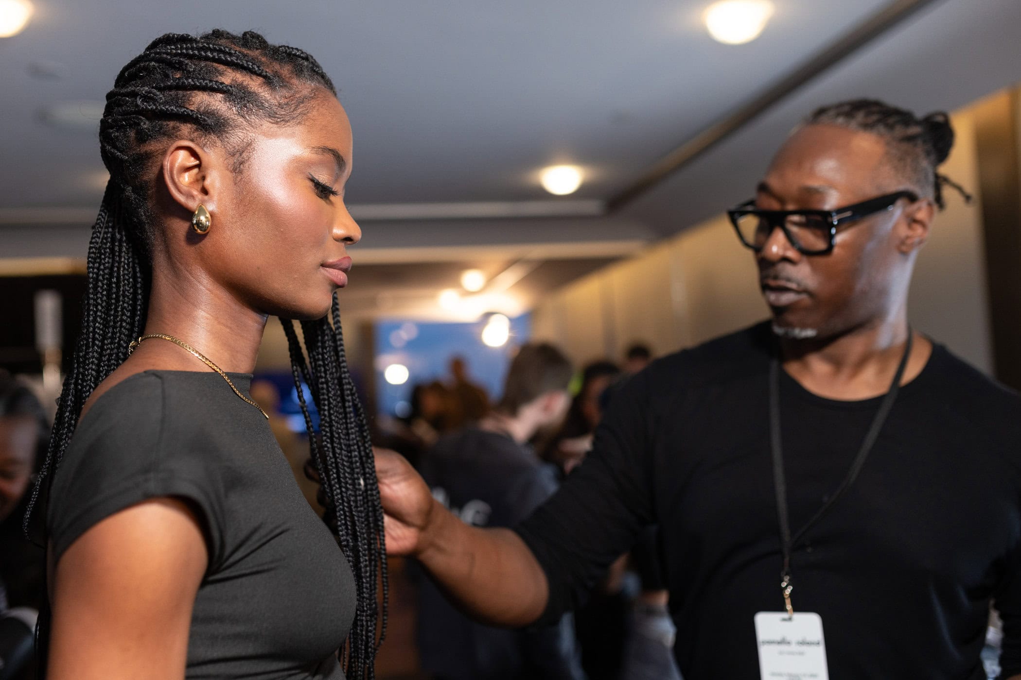 Pamella Roland  Fall 2025 Fashion Show Backstage