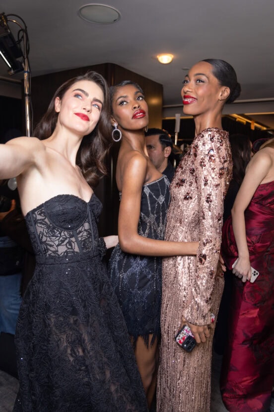 Pamella Roland  Fall 2025 Fashion Show Backstage