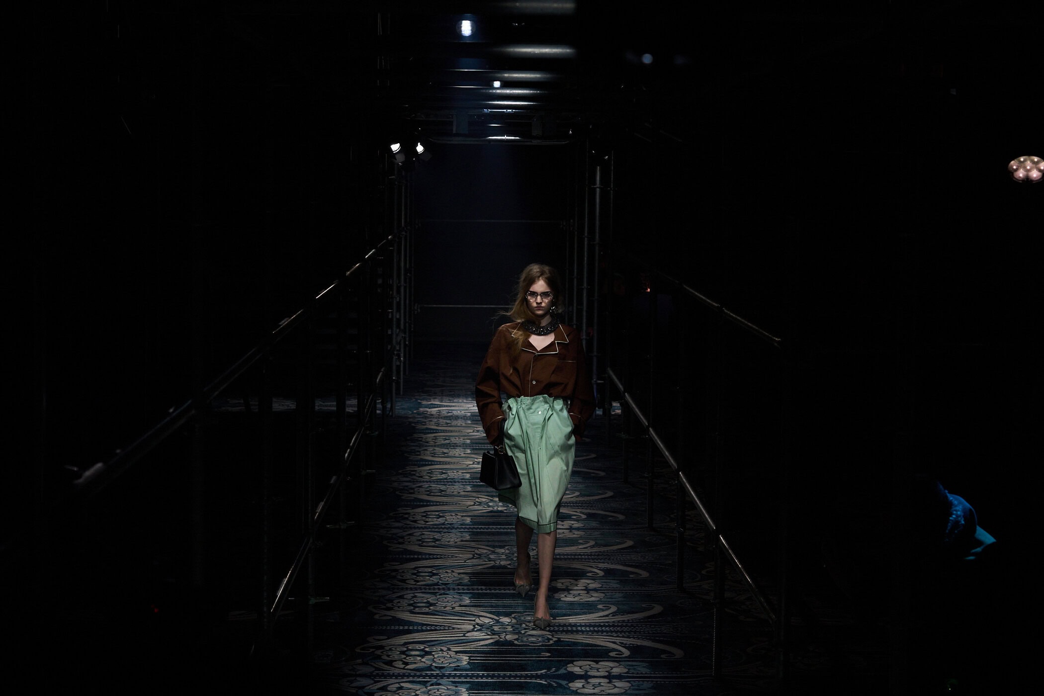 Prada Fall 2025 Fashion Show Atmosphere