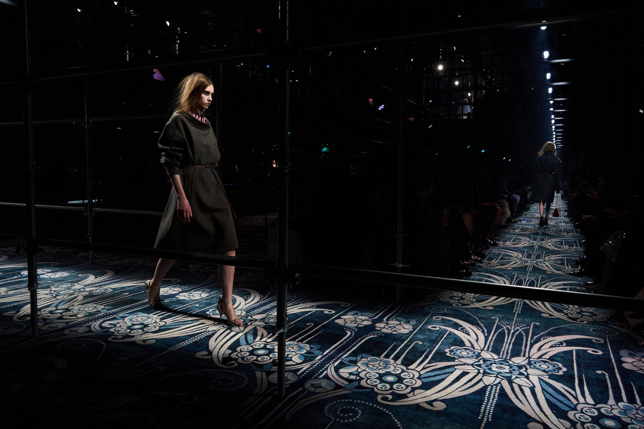 Prada Fall 2025 Fashion Show Atmosphere