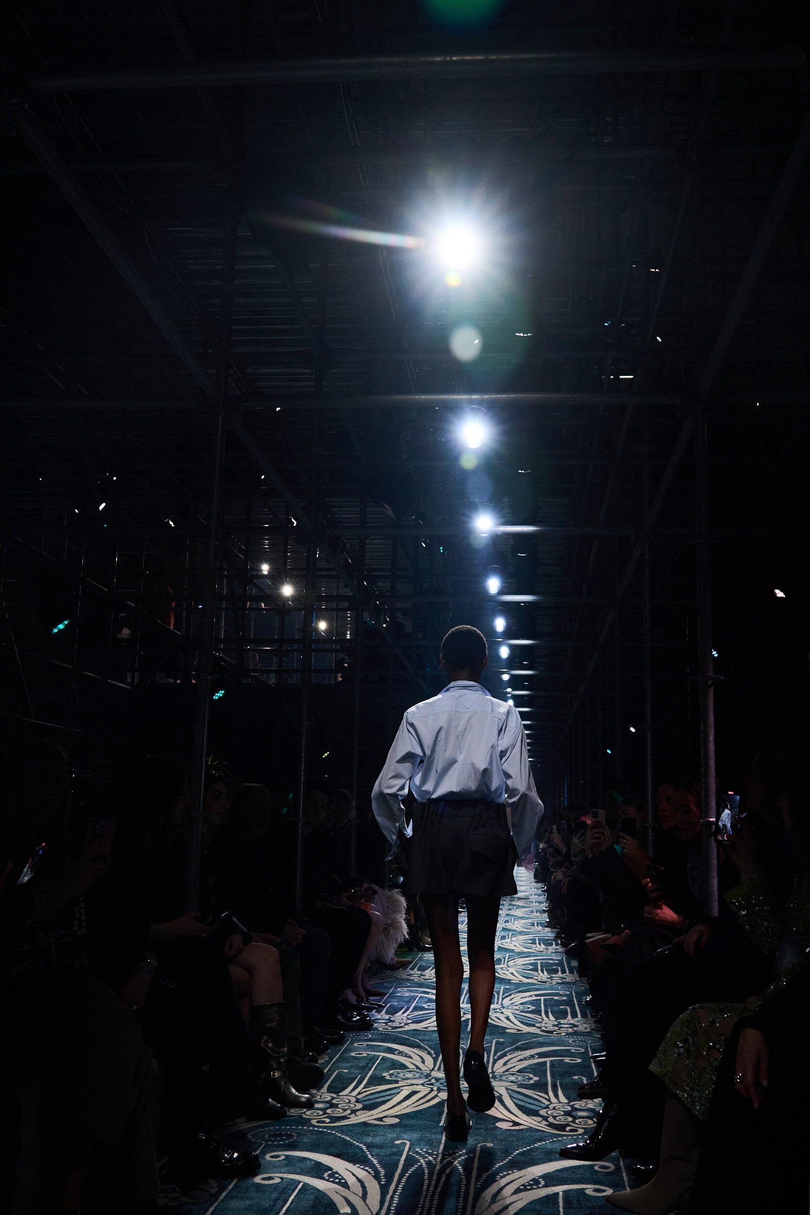 Prada Fall 2025 Fashion Show Atmosphere