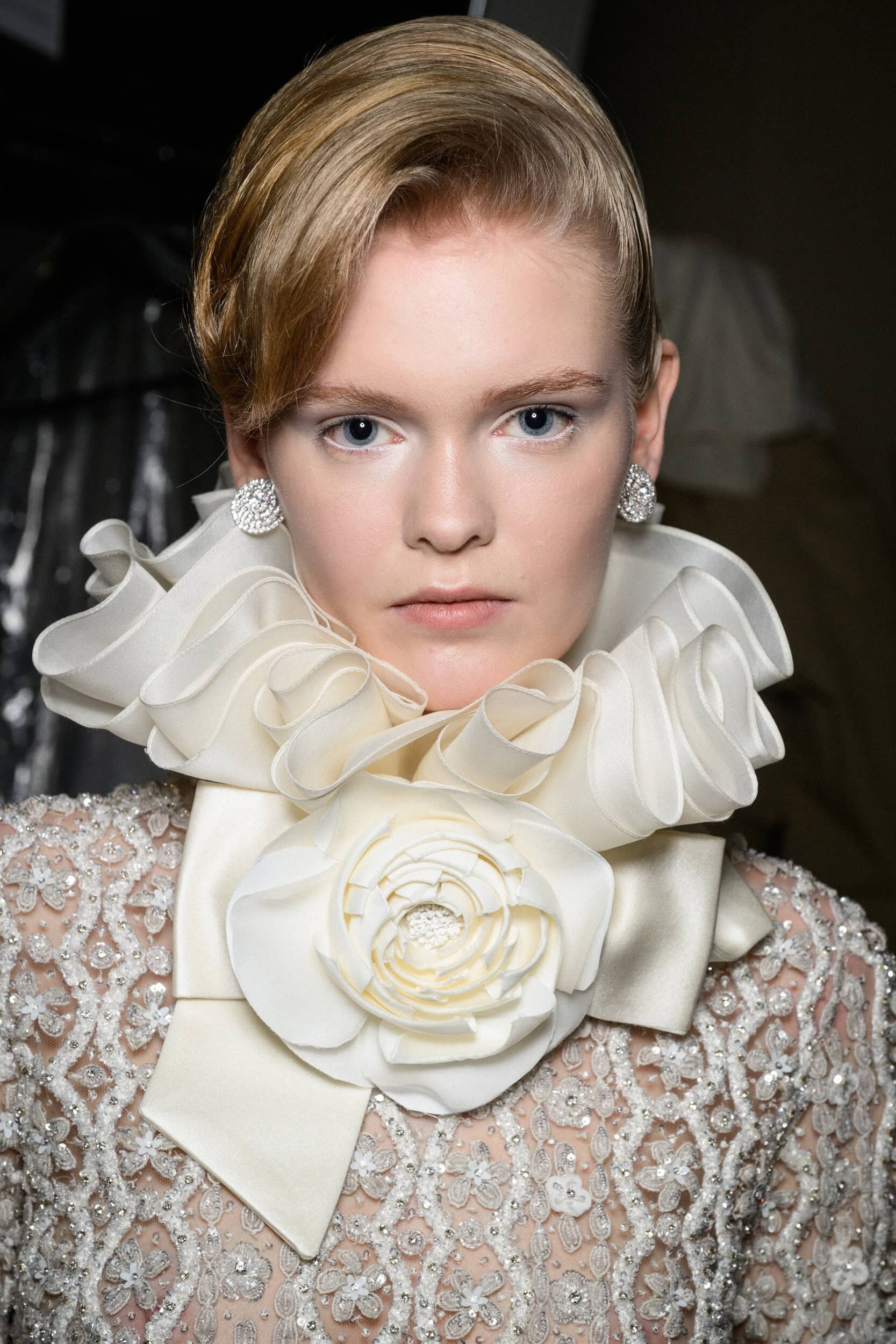 Richard Quinn Fall 2025 Fashion Show Backstage