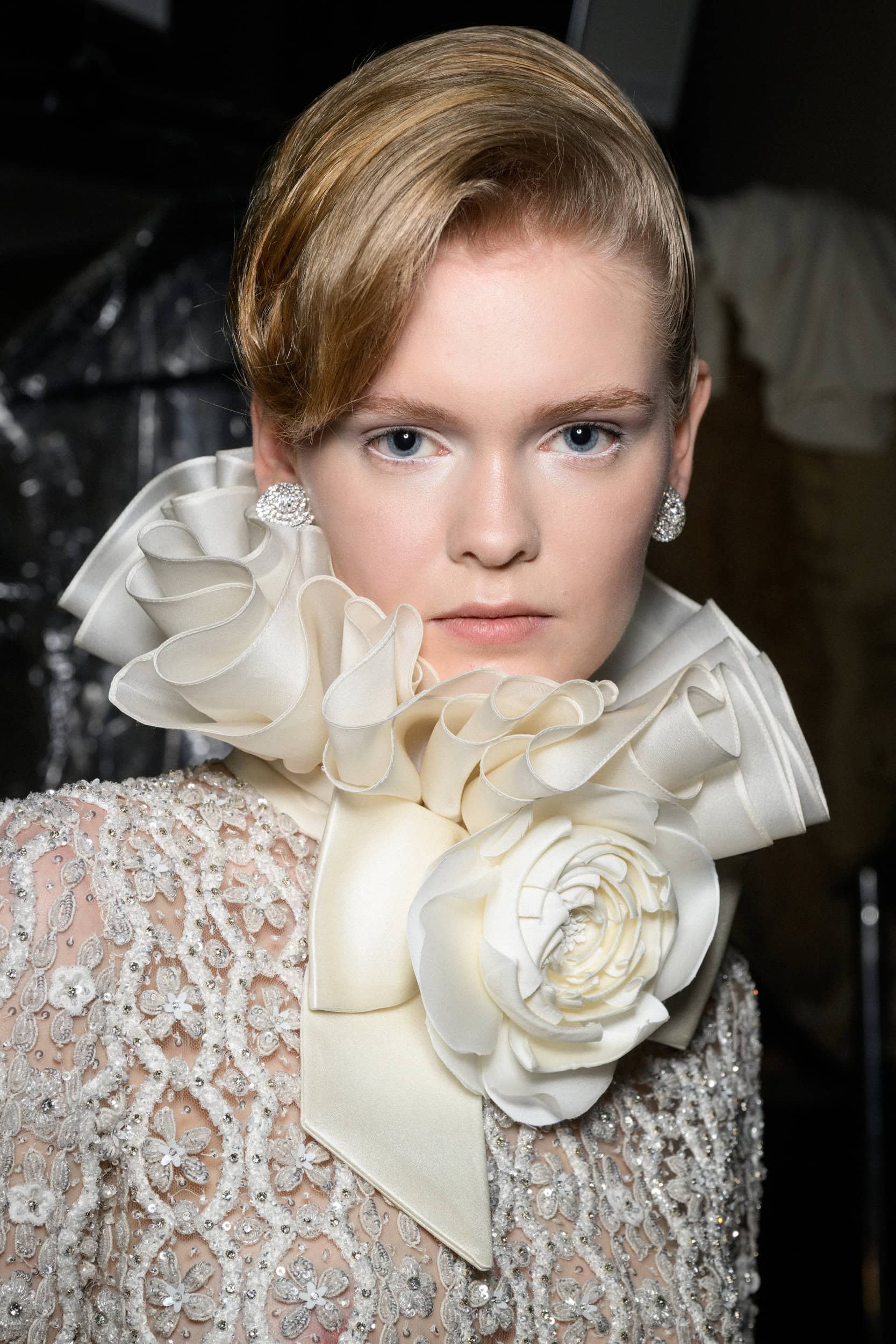 Richard Quinn Fall 2025 Fashion Show Backstage