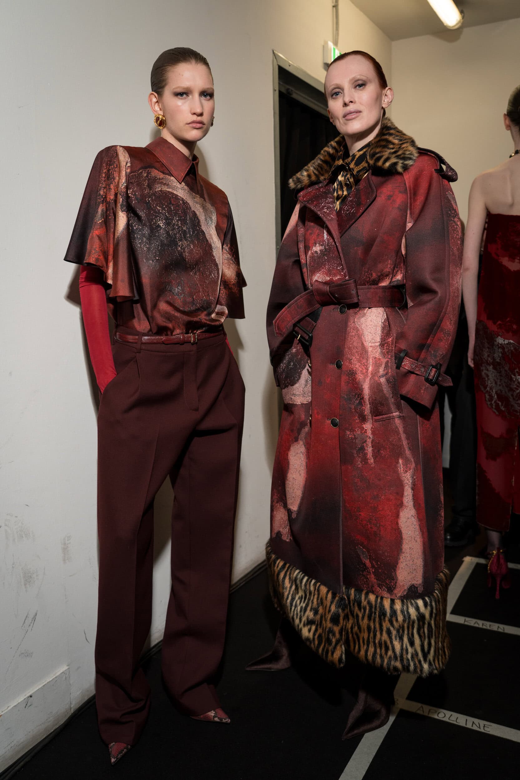 Roberto Cavalli Fall 2025 Fashion Show Backstage