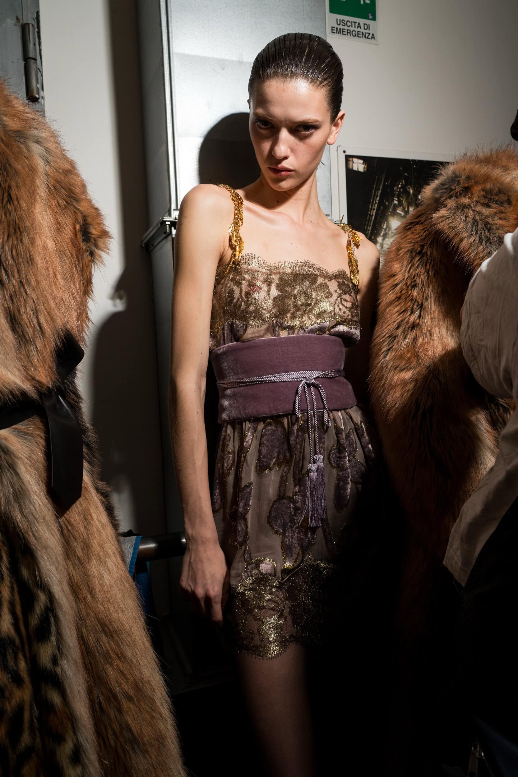 Roberto Cavalli Fall 2025 Fashion Show Backstage