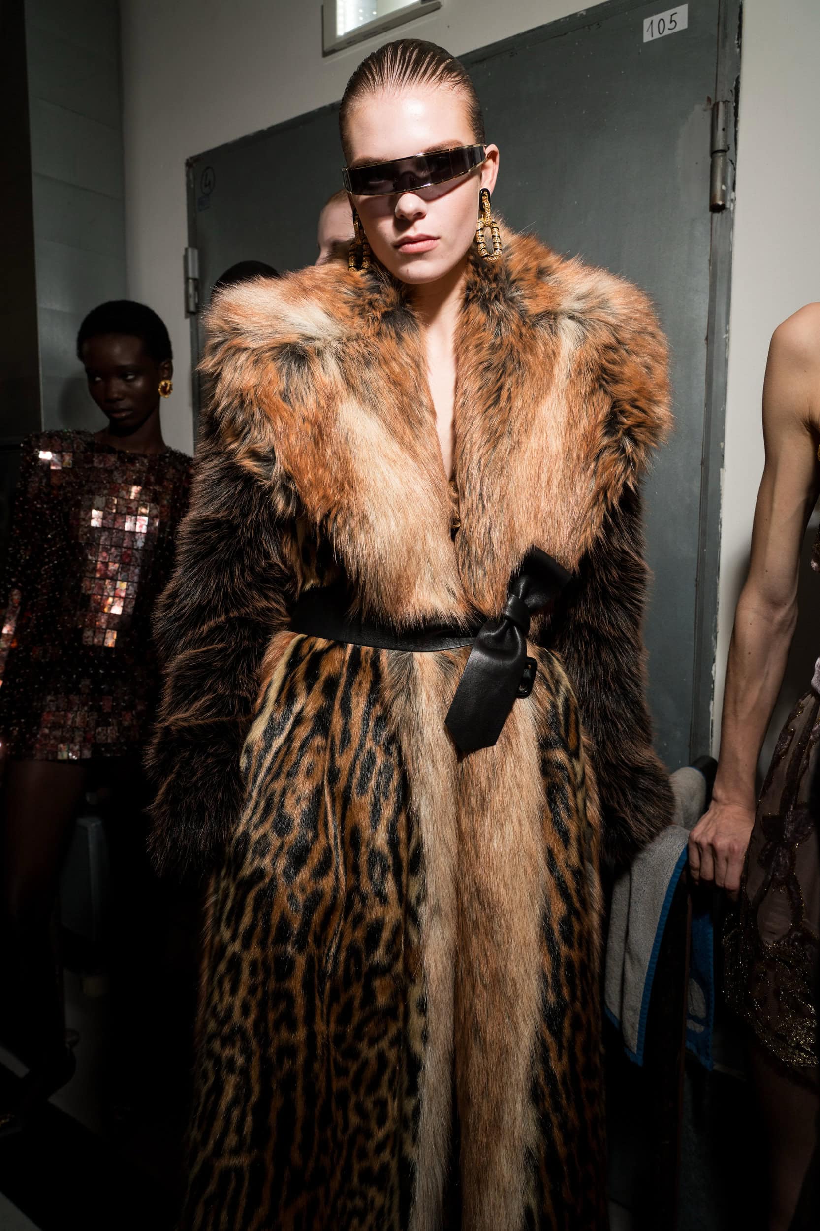 Roberto Cavalli Fall 2025 Fashion Show Backstage