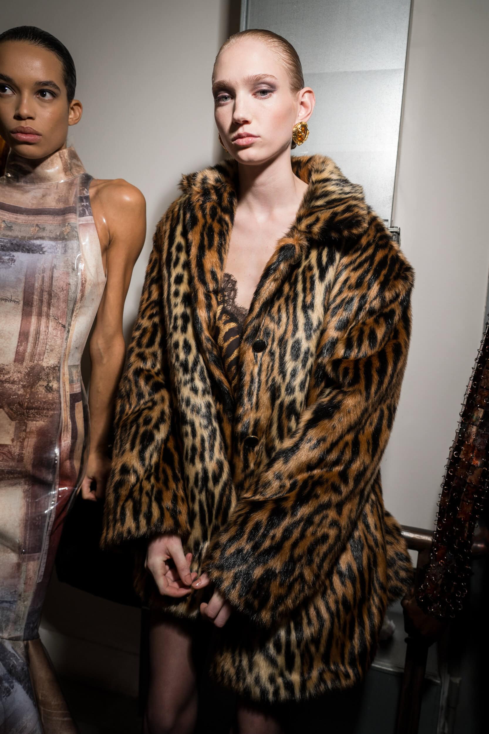 Roberto Cavalli Fall 2025 Fashion Show Backstage