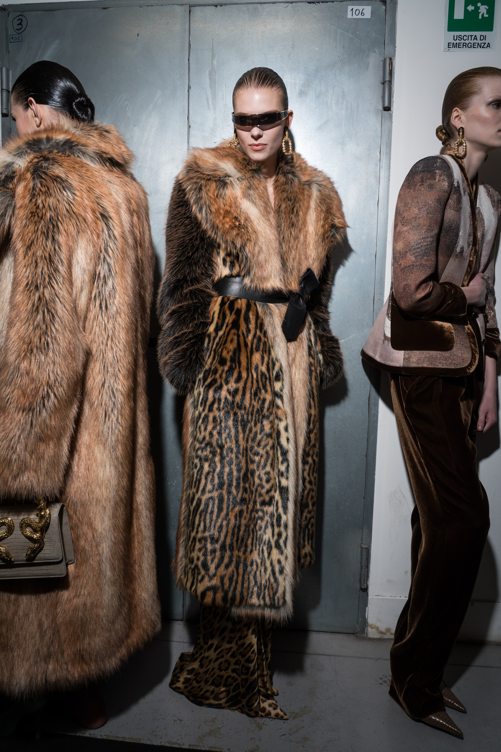 Roberto Cavalli Fall 2025 Fashion Show Backstage