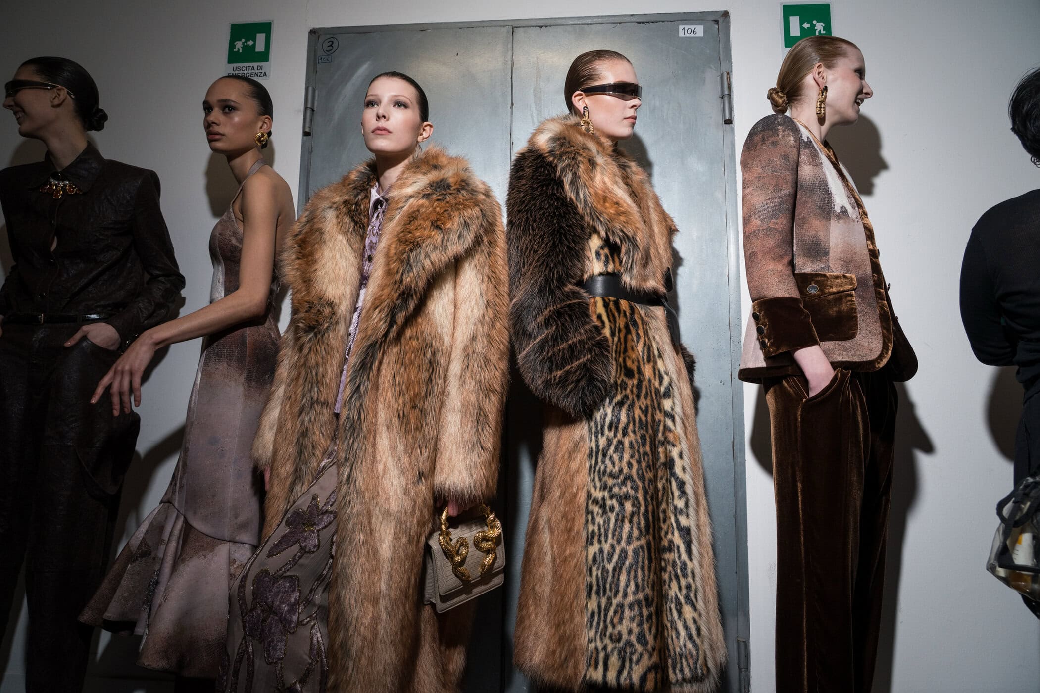 Roberto Cavalli Fall 2025 Fashion Show Backstage