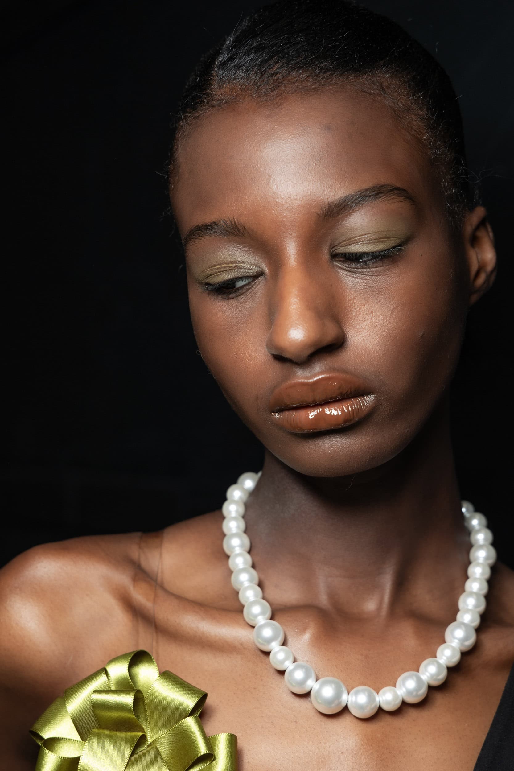 Sandy Liang  Fall 2025 Fashion Show Backstage