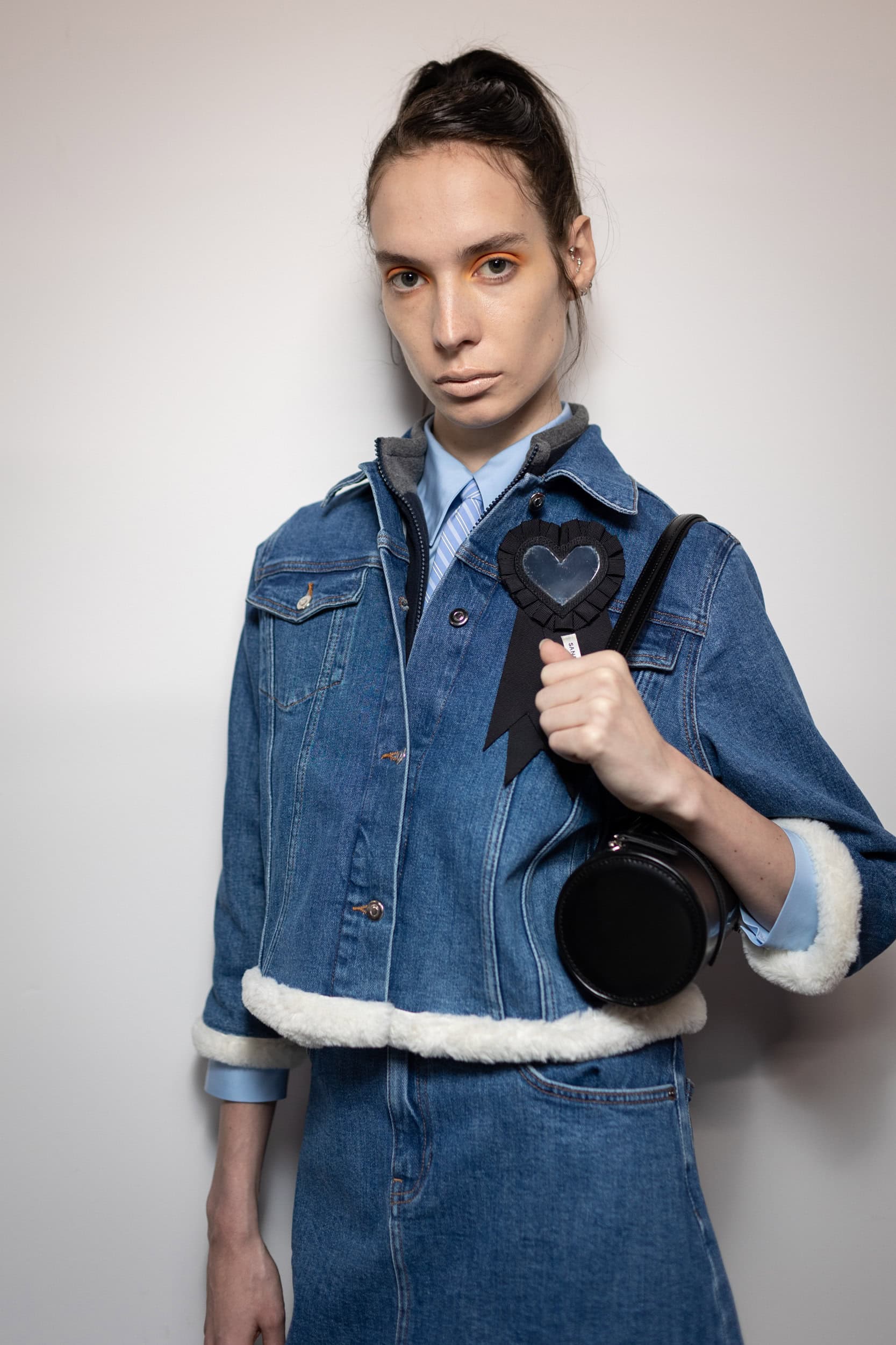 Sandy Liang  Fall 2025 Fashion Show Backstage