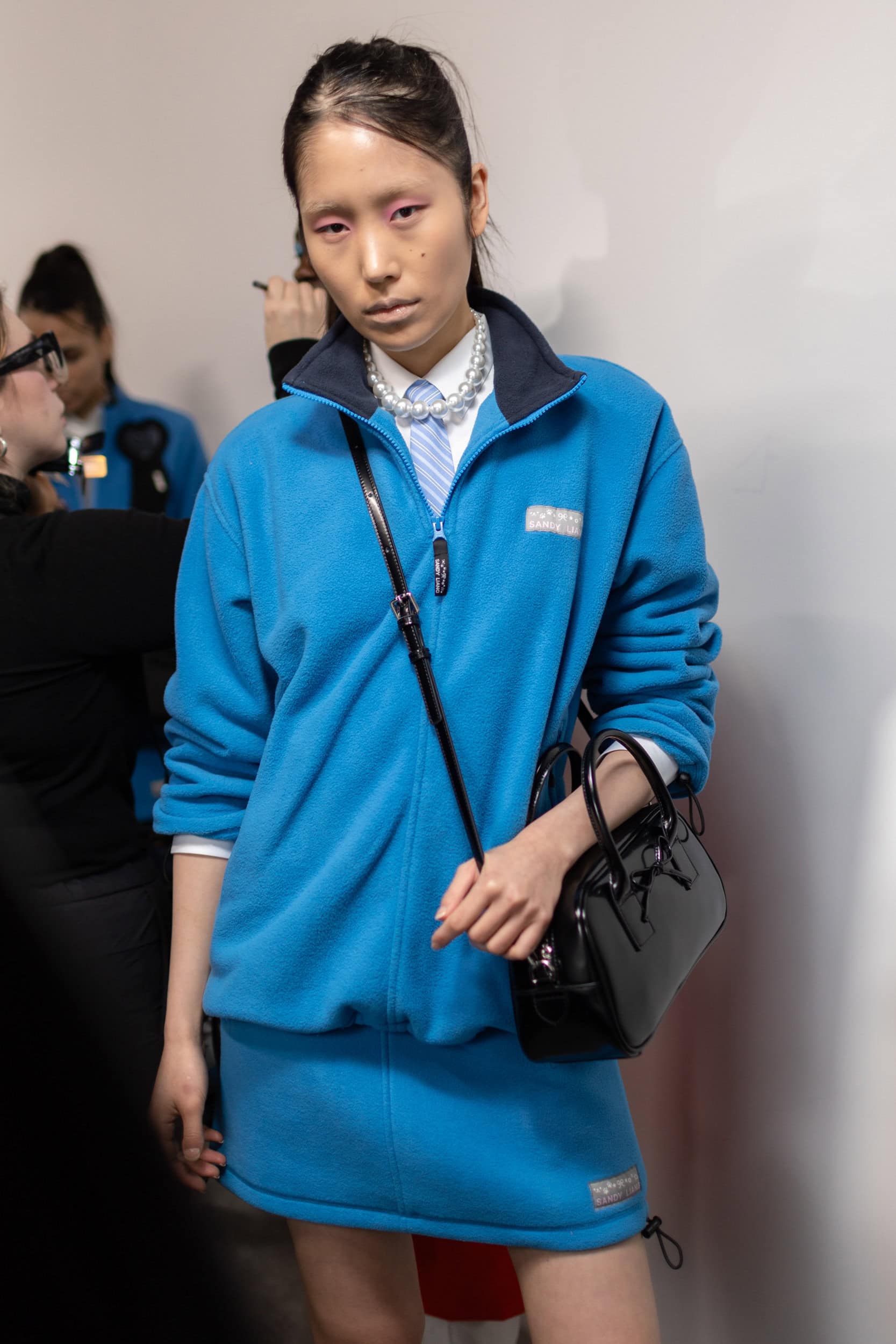 Sandy Liang  Fall 2025 Fashion Show Backstage