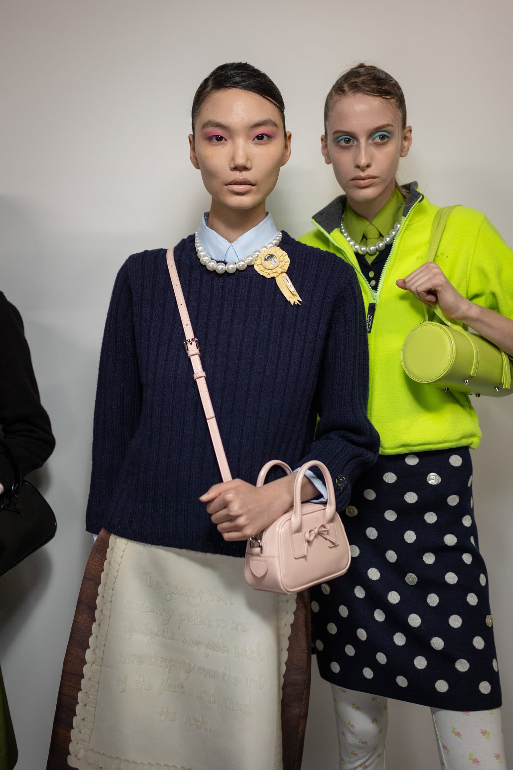 Sandy Liang  Fall 2025 Fashion Show Backstage