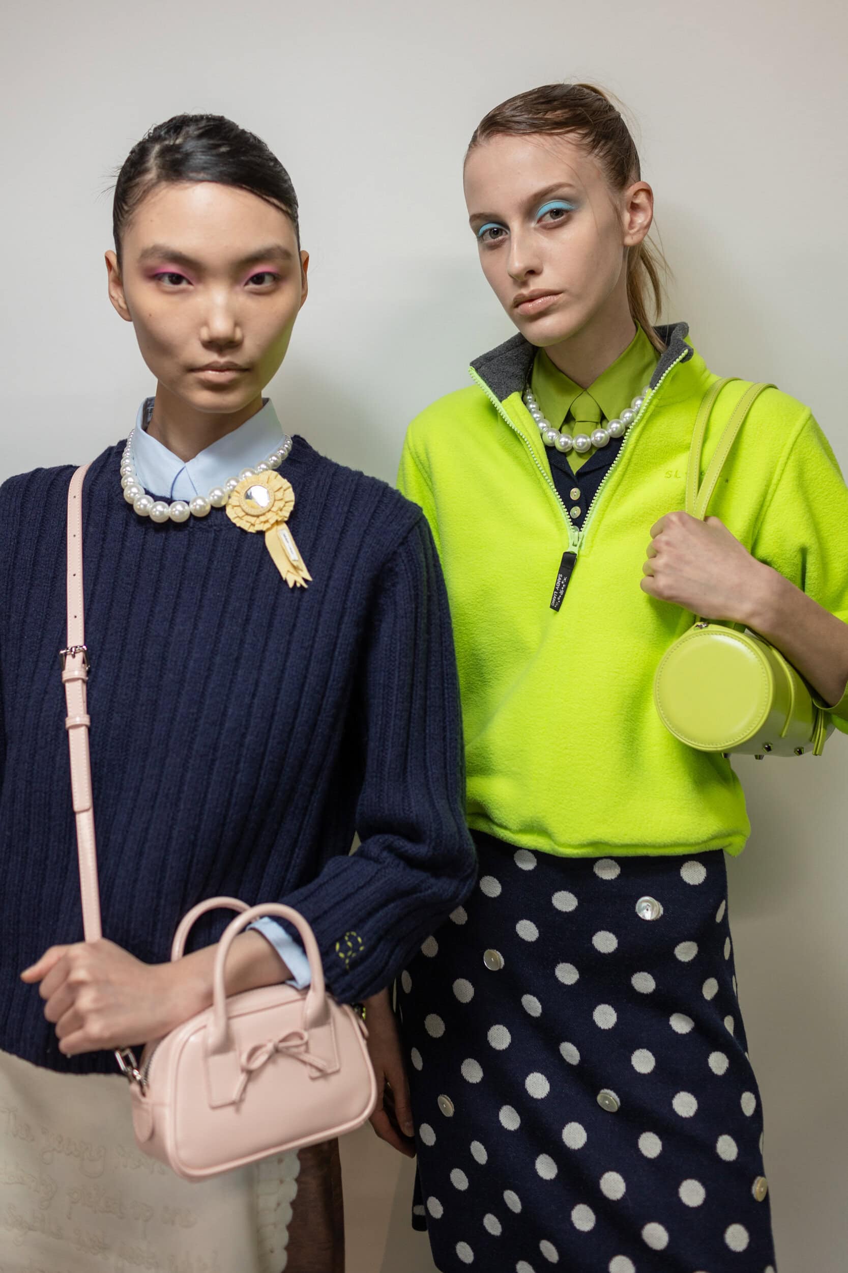 Sandy Liang  Fall 2025 Fashion Show Backstage