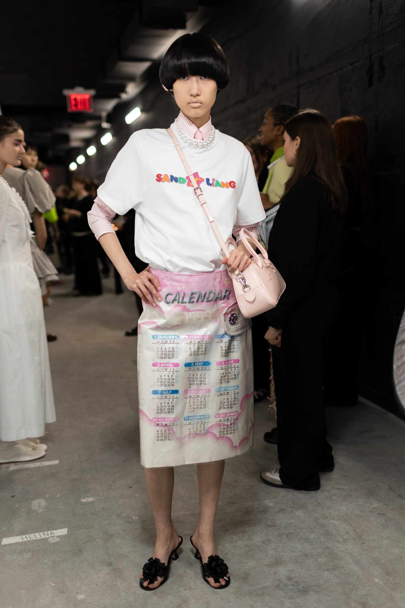 Sandy Liang  Fall 2025 Fashion Show Backstage