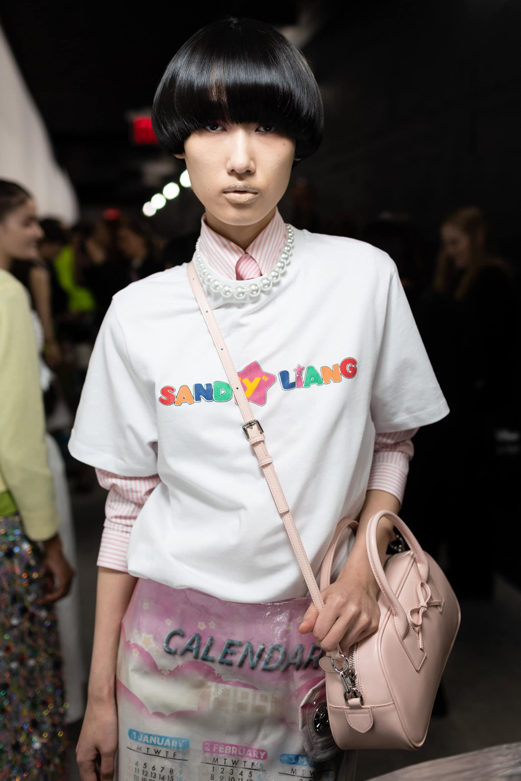 Sandy Liang  Fall 2025 Fashion Show Backstage