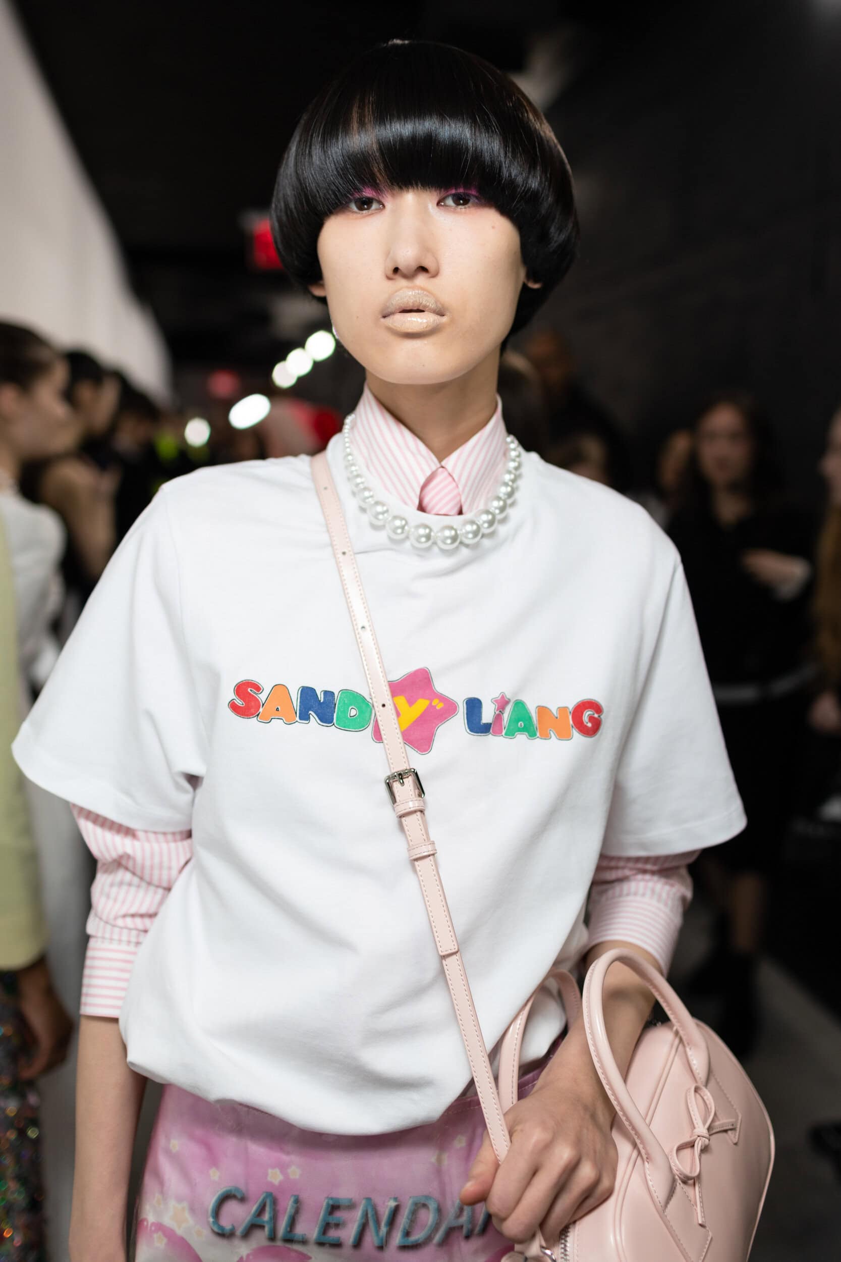 Sandy Liang  Fall 2025 Fashion Show Backstage