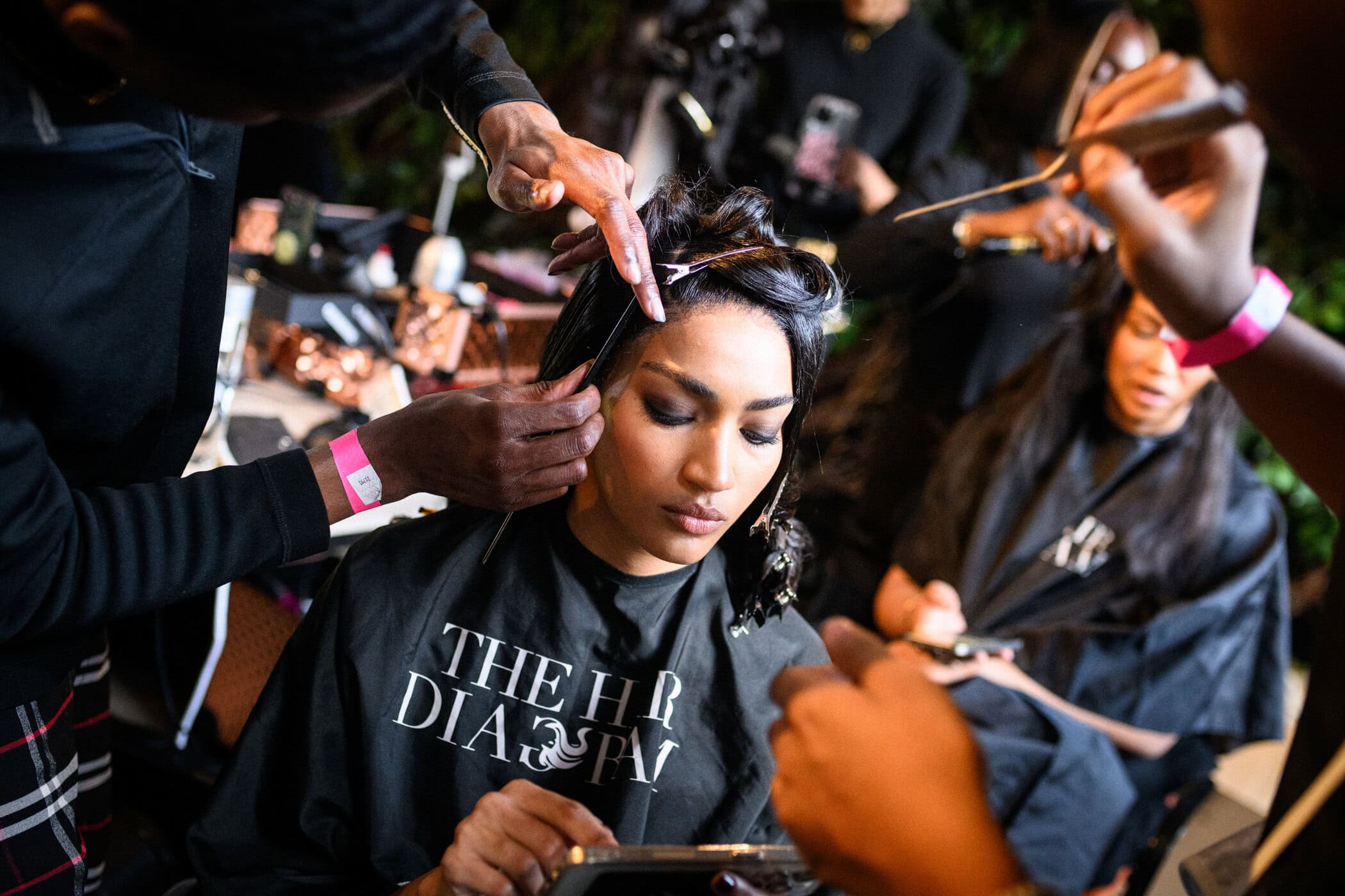 Sergio Hudson  Fall 2025 Fashion Show Backstage