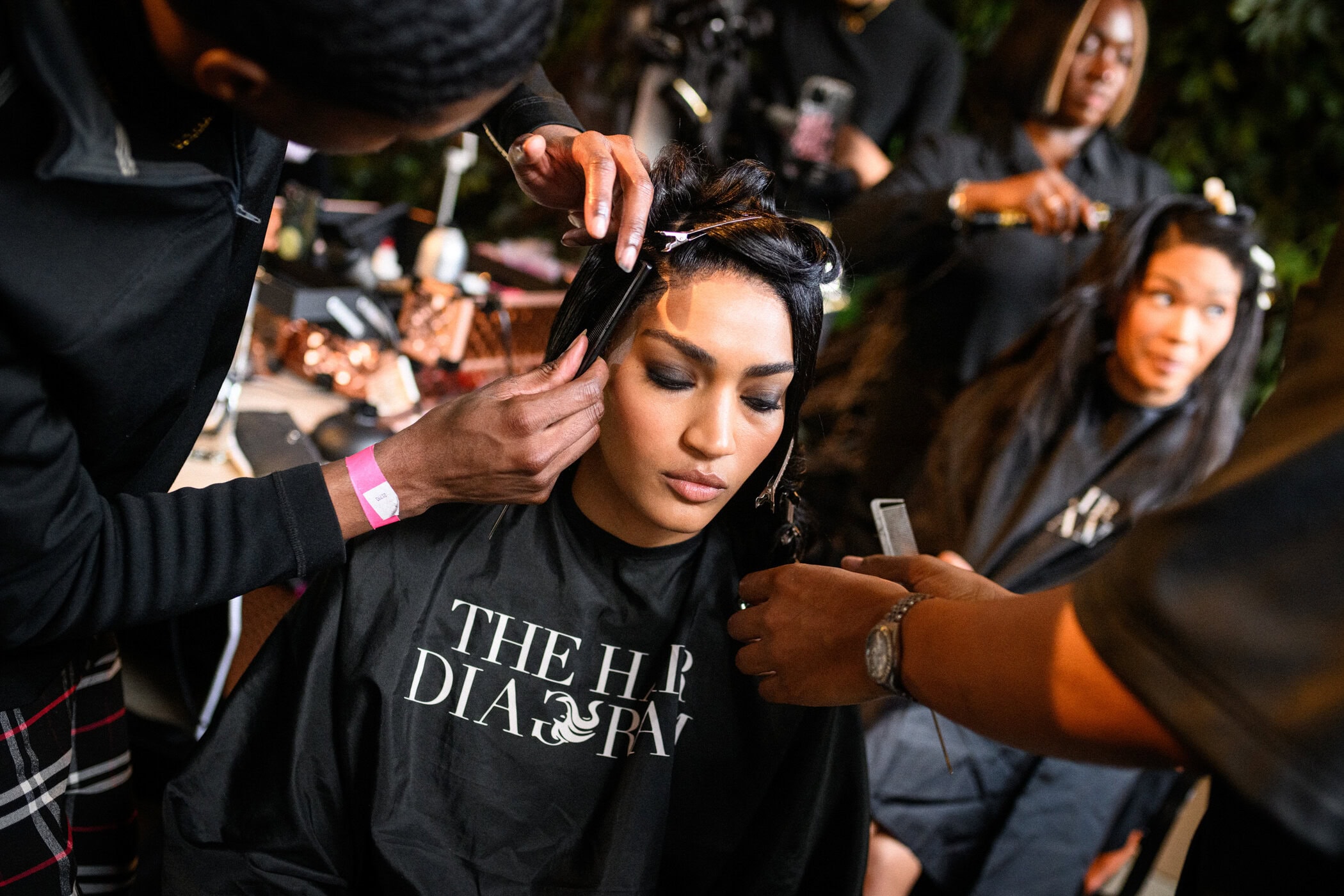 Sergio Hudson  Fall 2025 Fashion Show Backstage