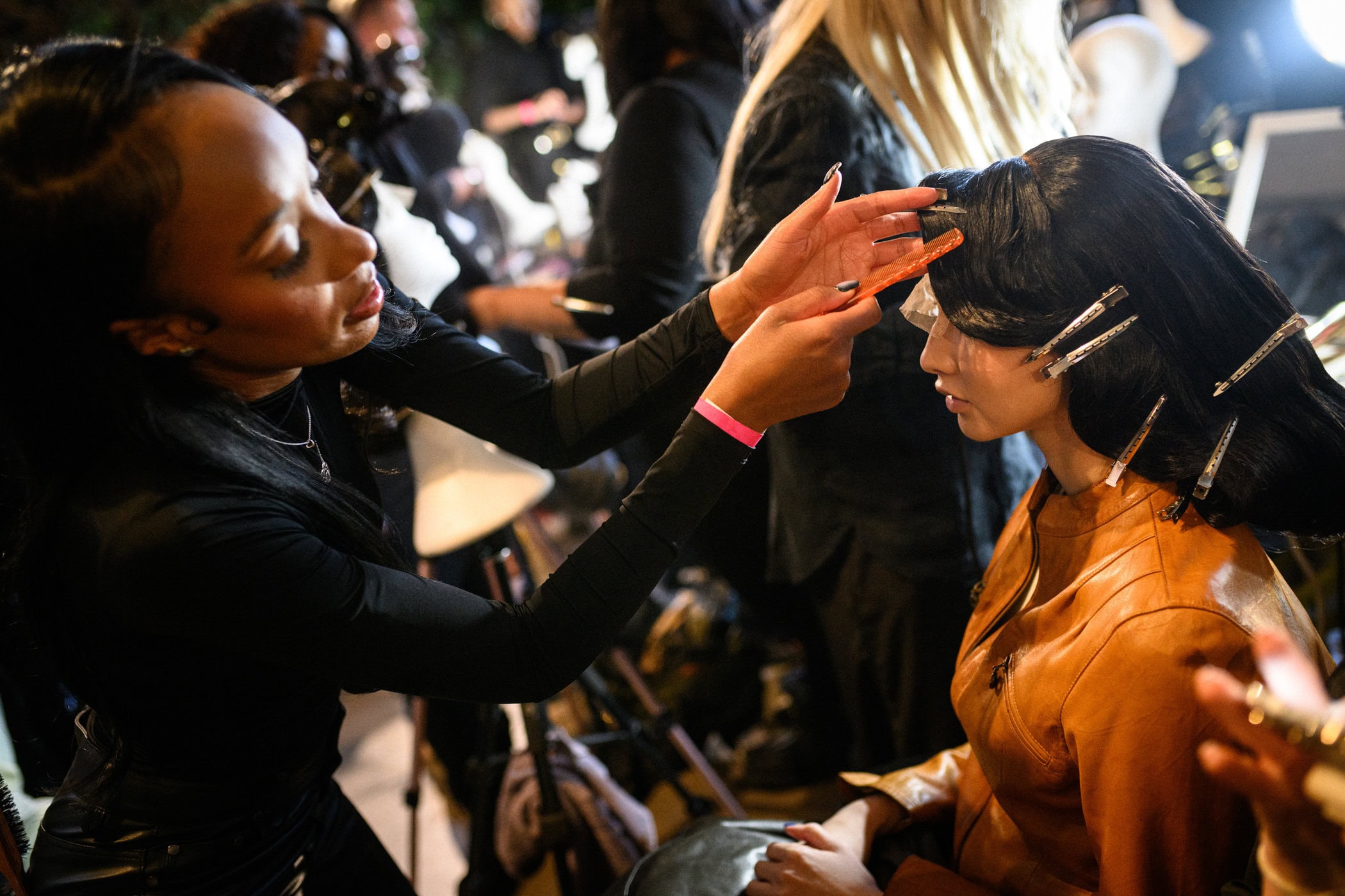 Sergio Hudson  Fall 2025 Fashion Show Backstage