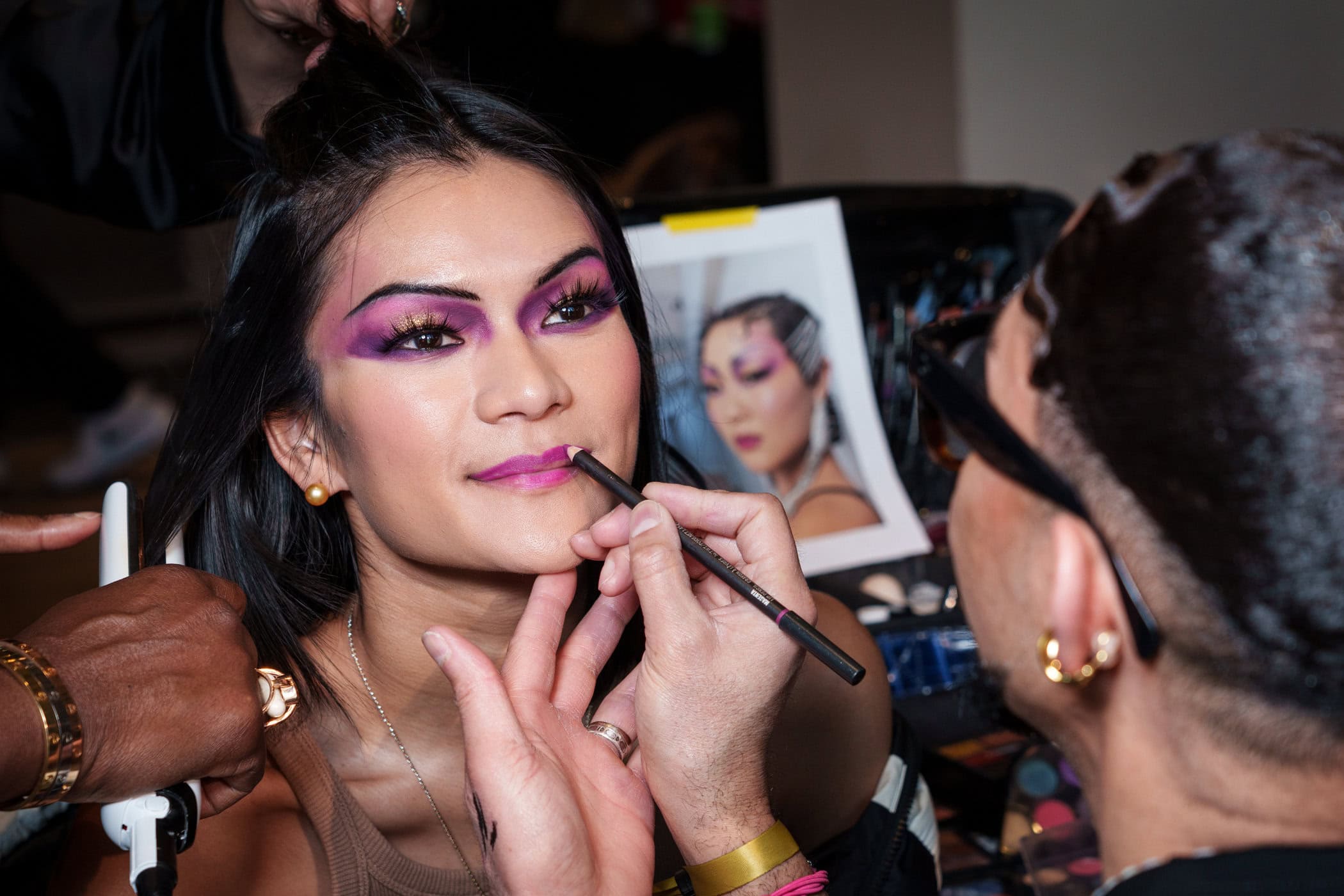 Shao  Fall 2025 Fashion Show Backstage