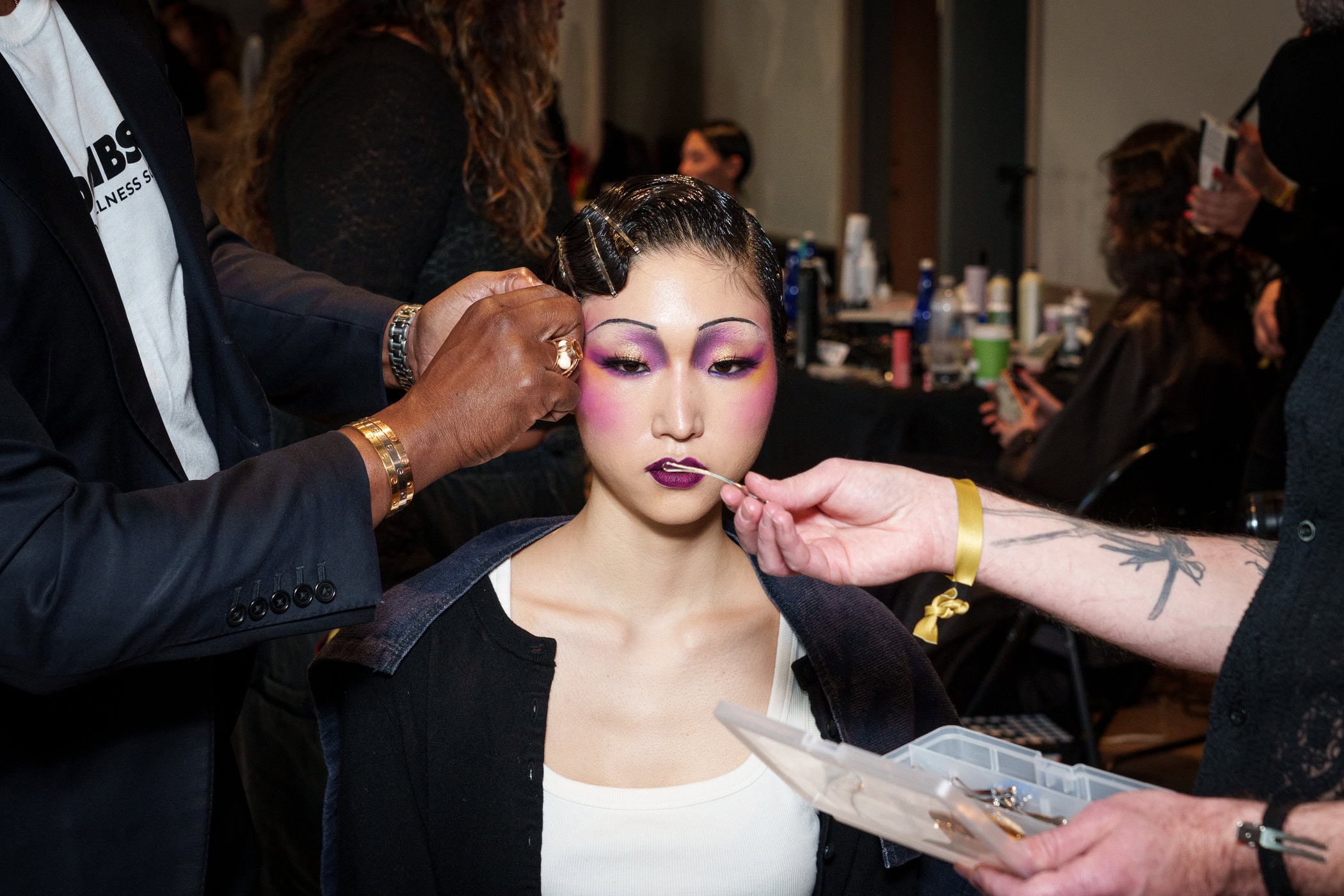 Shao  Fall 2025 Fashion Show Backstage