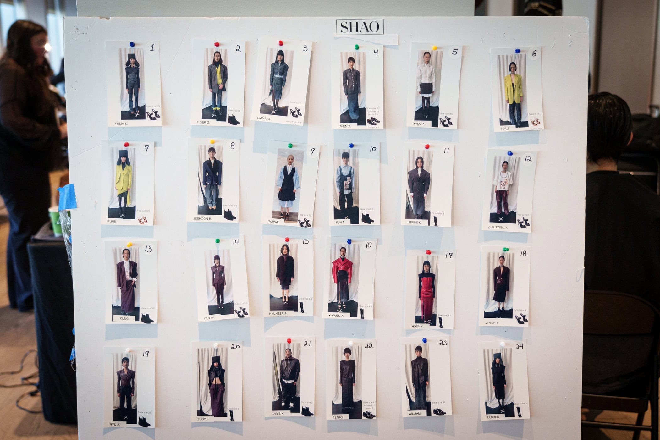 Shao  Fall 2025 Fashion Show Backstage