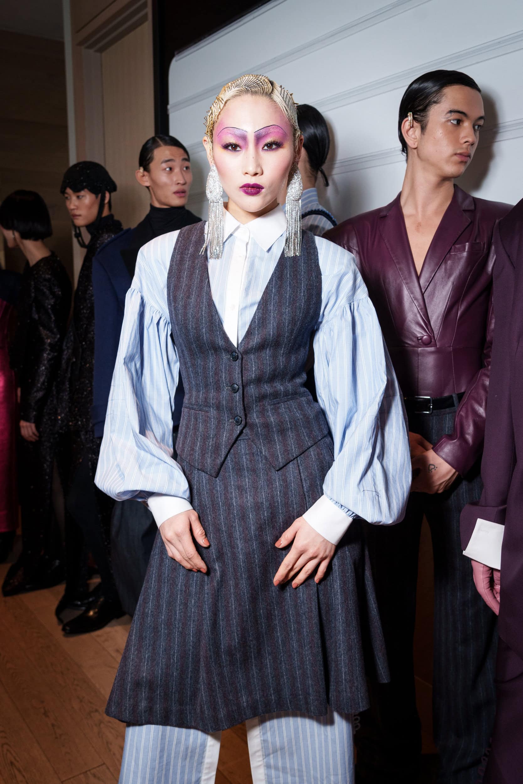 Shao  Fall 2025 Fashion Show Backstage