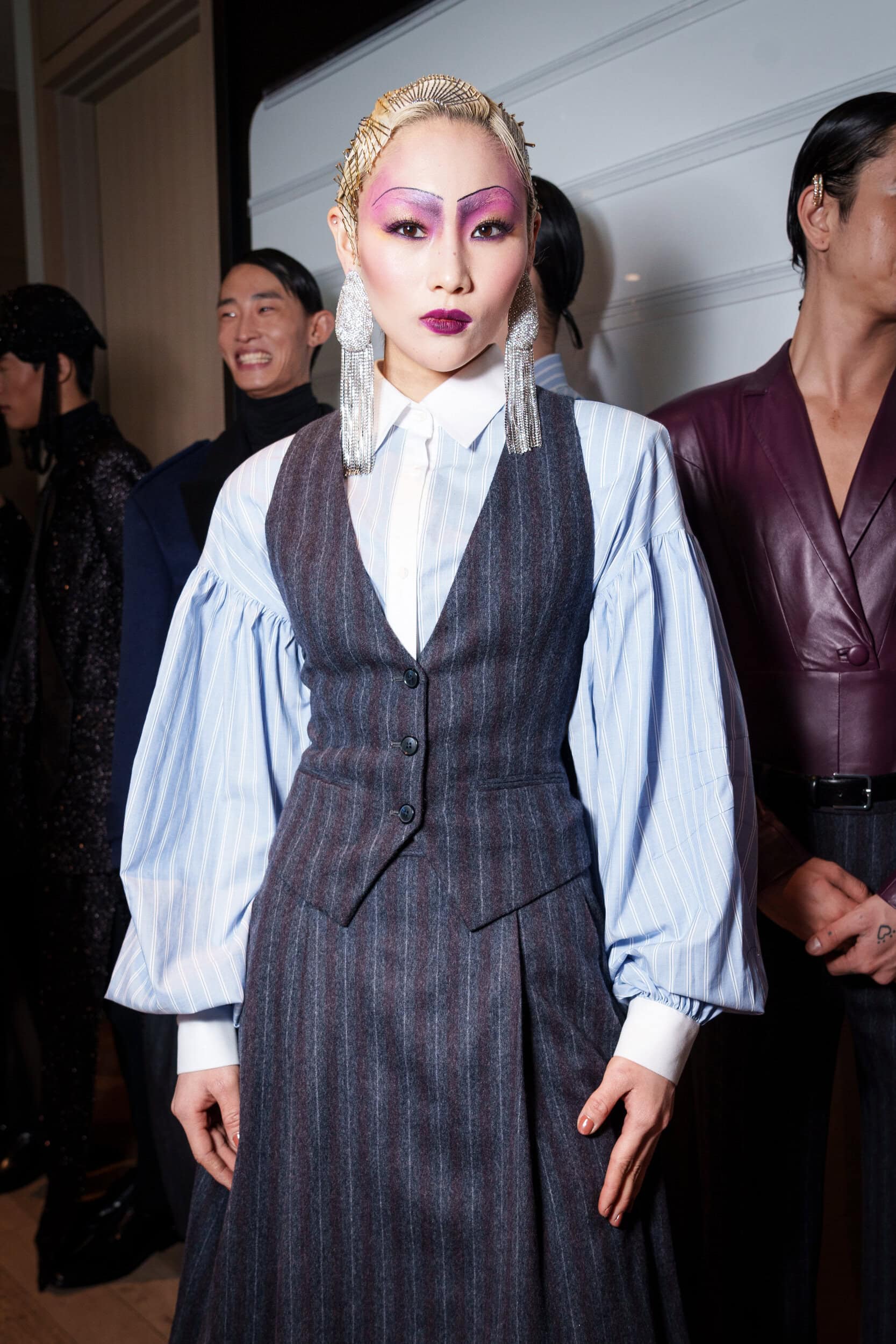 Shao  Fall 2025 Fashion Show Backstage