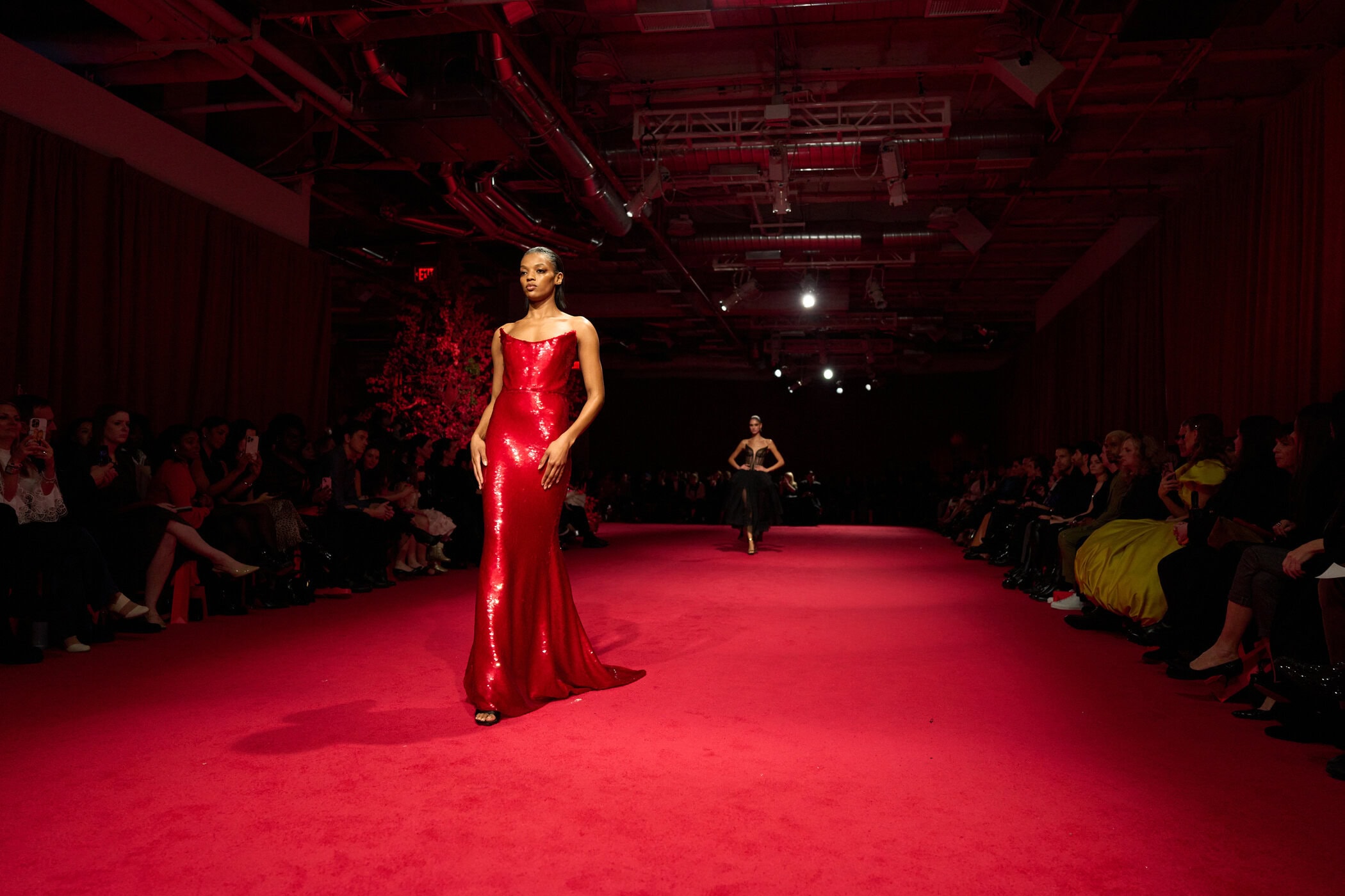 Christian Siriano  Fall 2025 Fashion Show Atmosphere