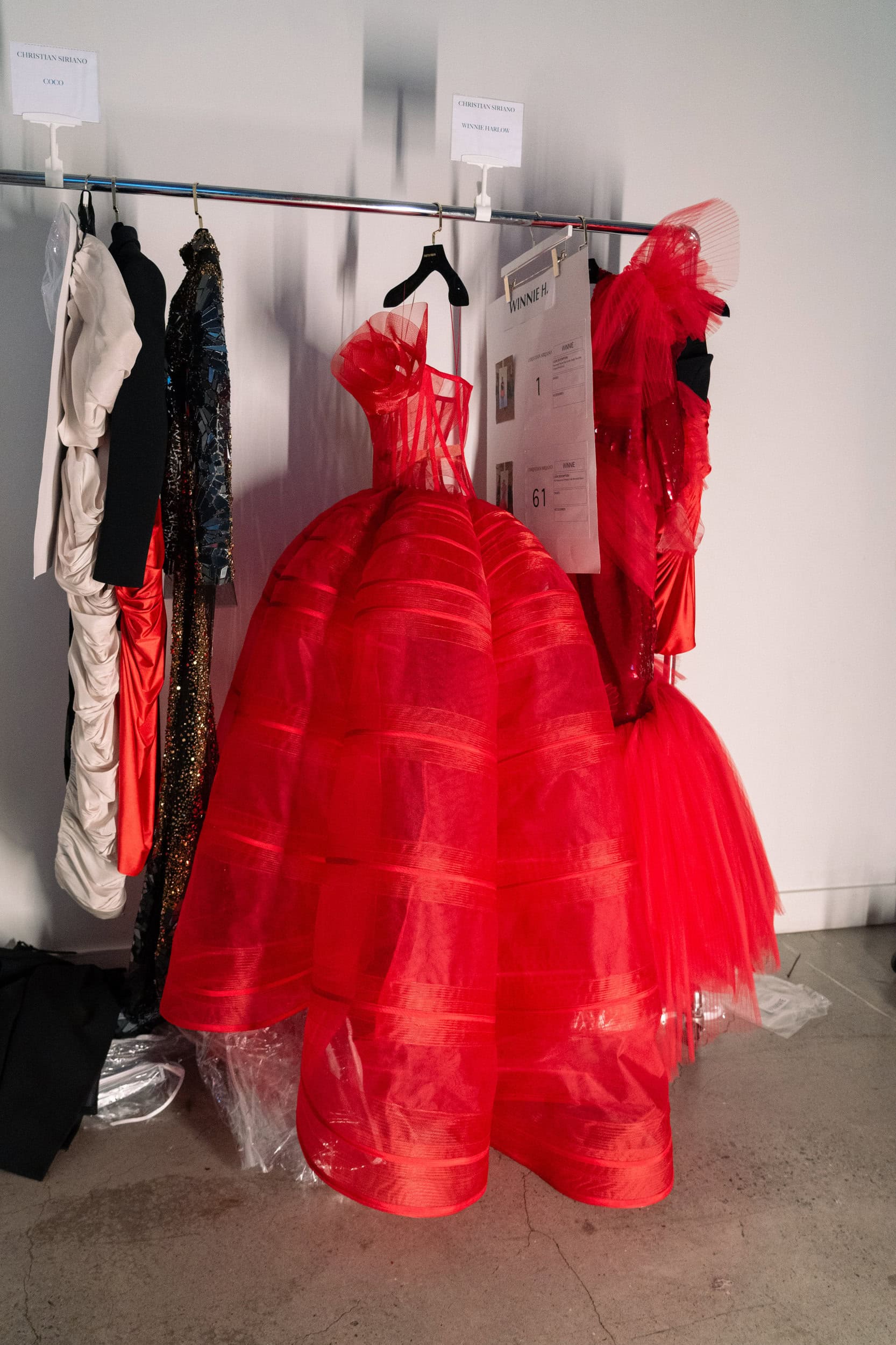 Christian Siriano  Fall 2025 Fashion Show Backstage