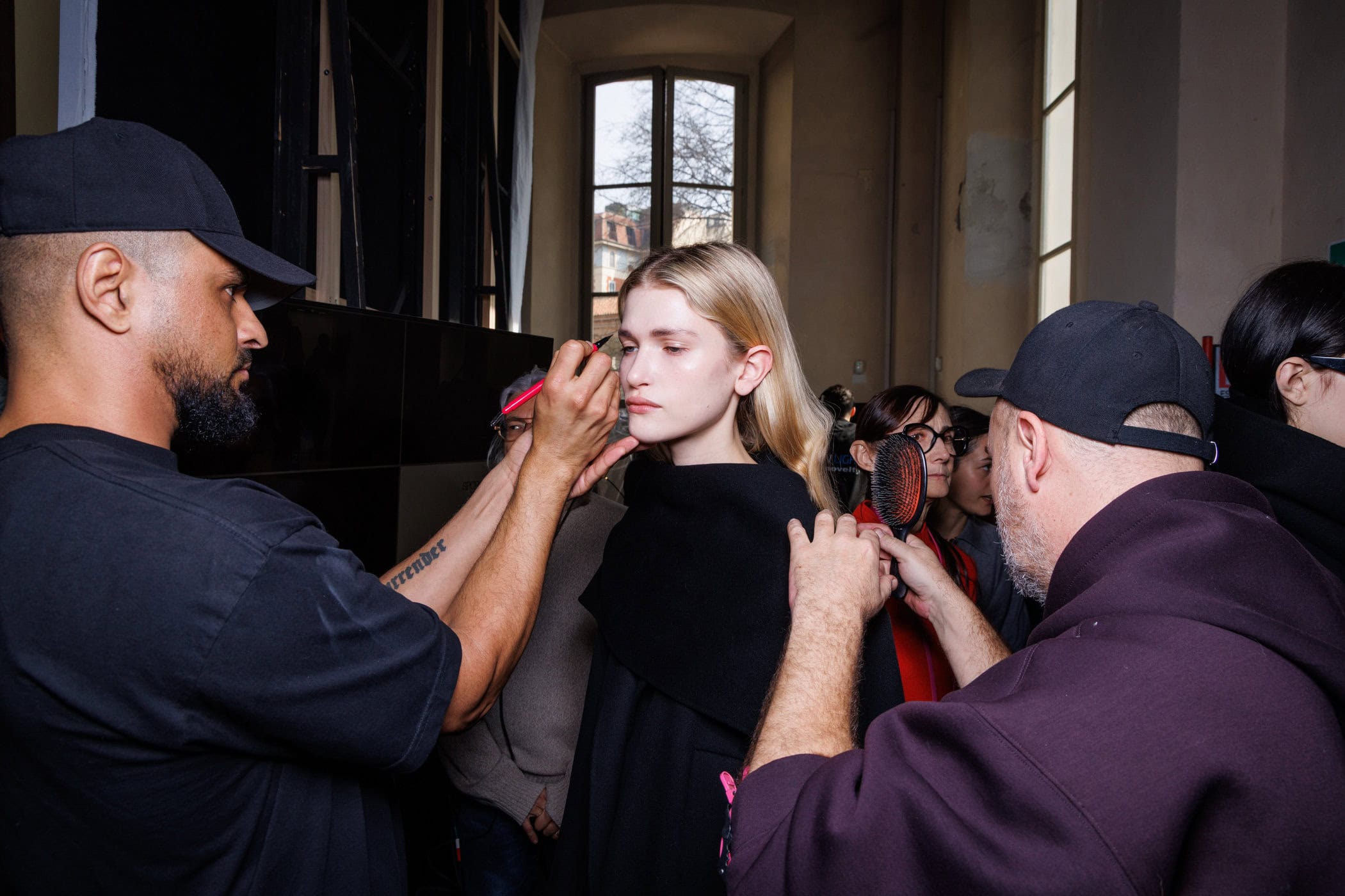 Sportmax Fall 2025 Fashion Show Backstage