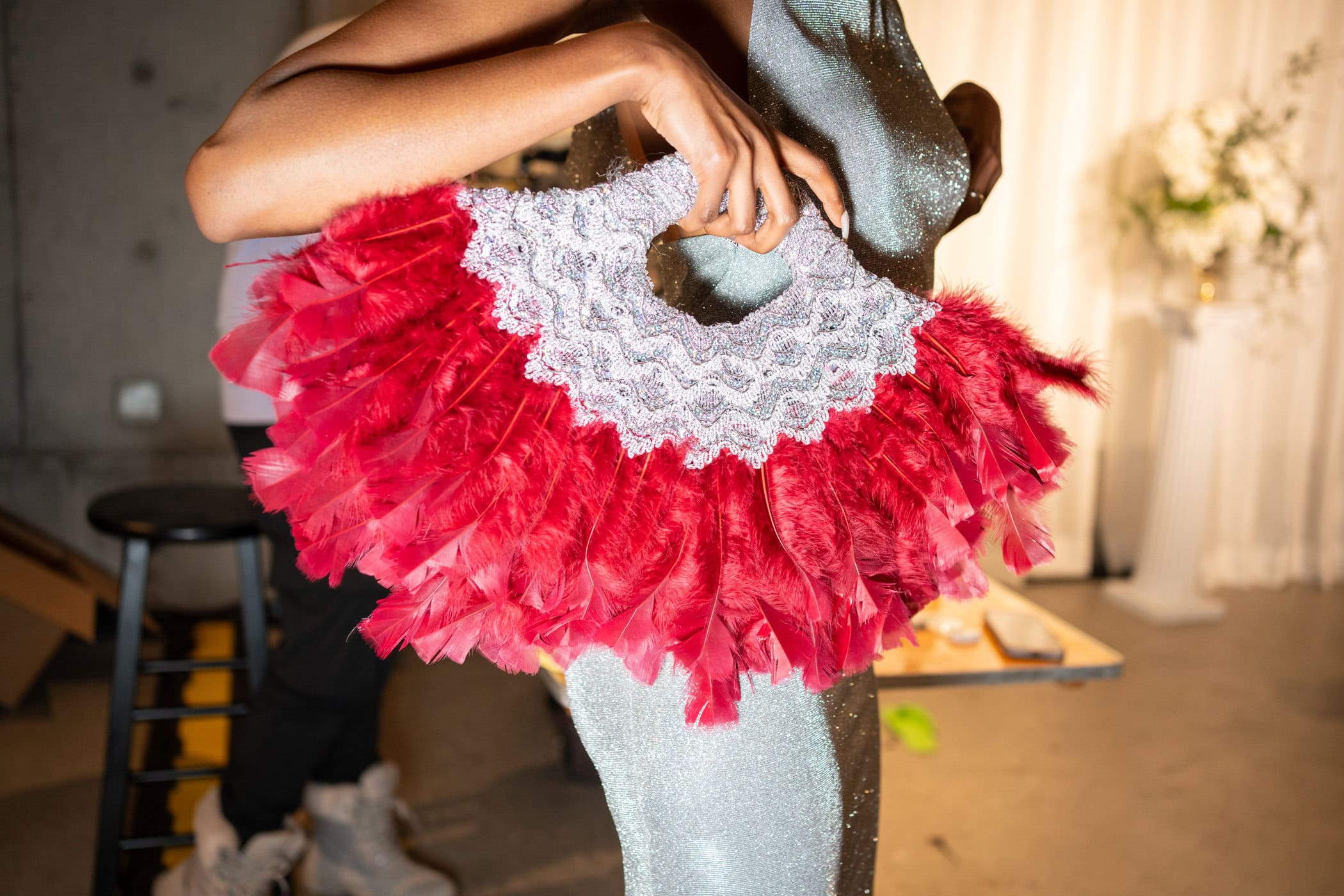 Tia Adeola  Fall 2025 Fashion Show Backstage