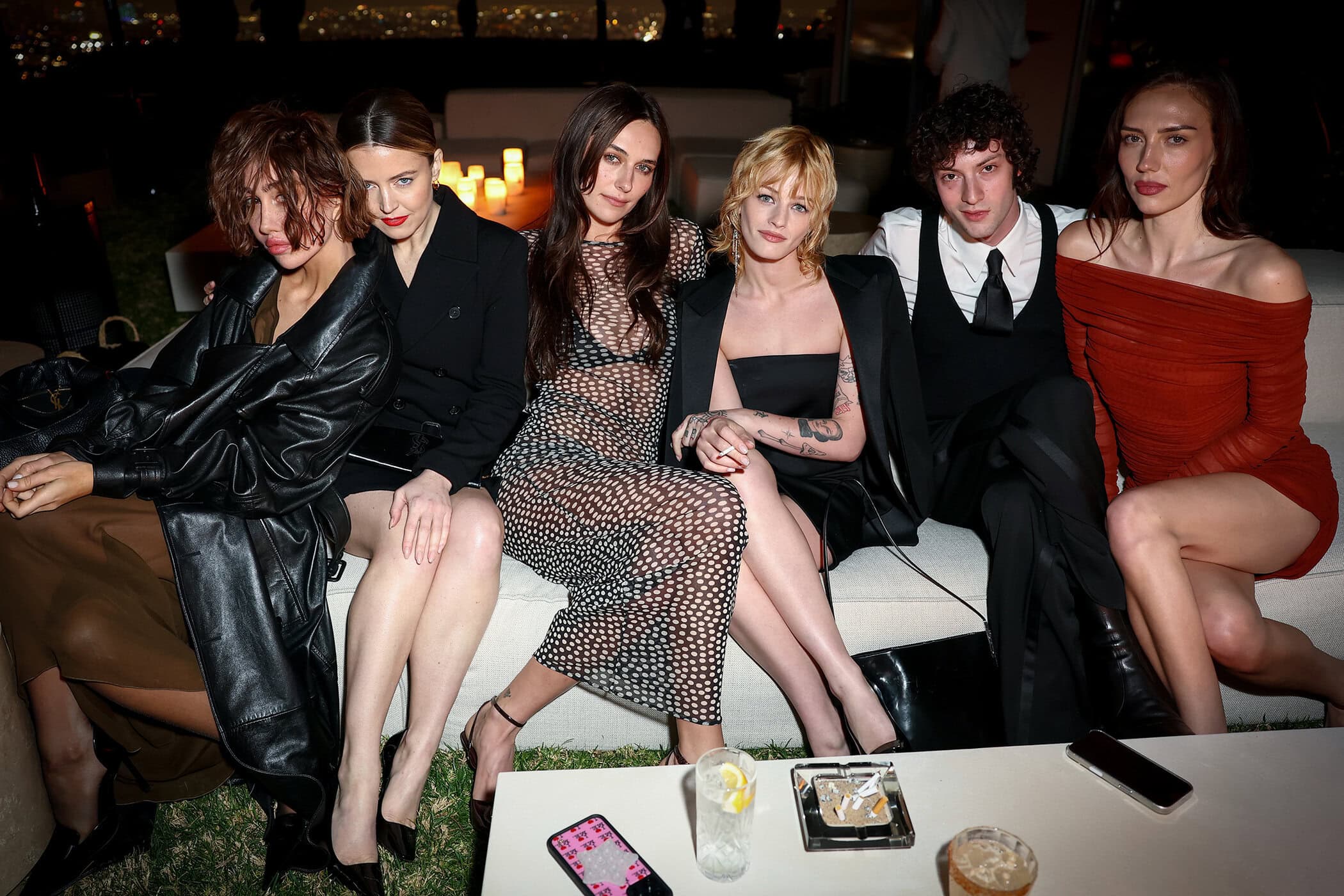 Saint Laurent X Vanity Fair Pre-Oscar Dinner In Los Angeles