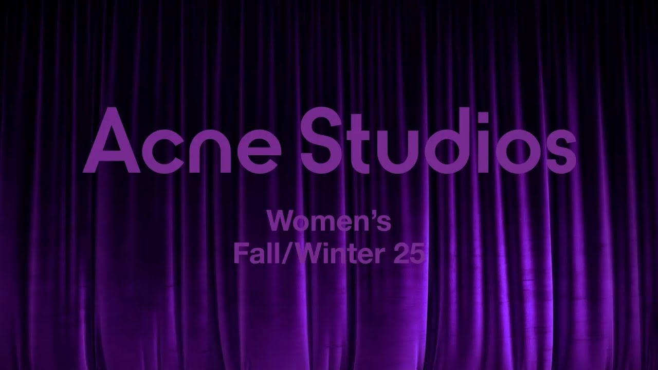 Watch Acne Studios Fall 2025 Show Live