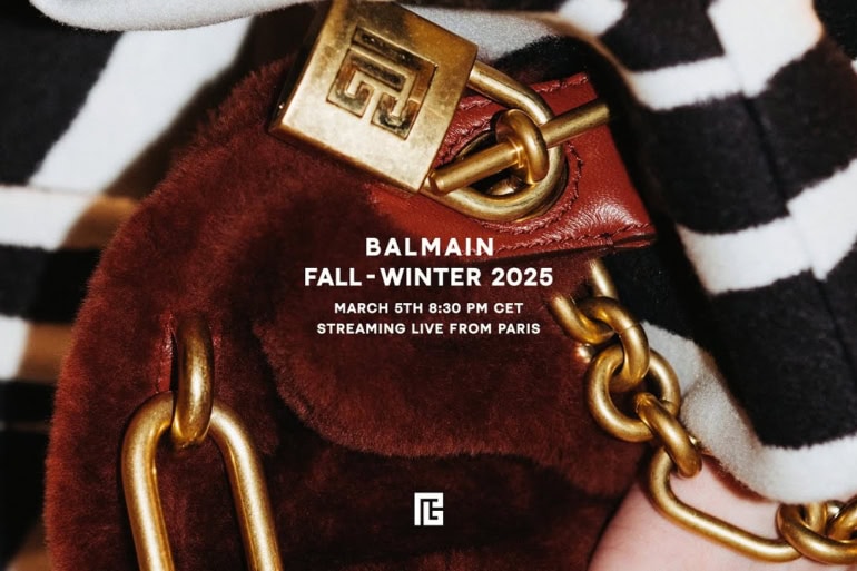 Watch Balmain Fall 2025 Fashion Show Live