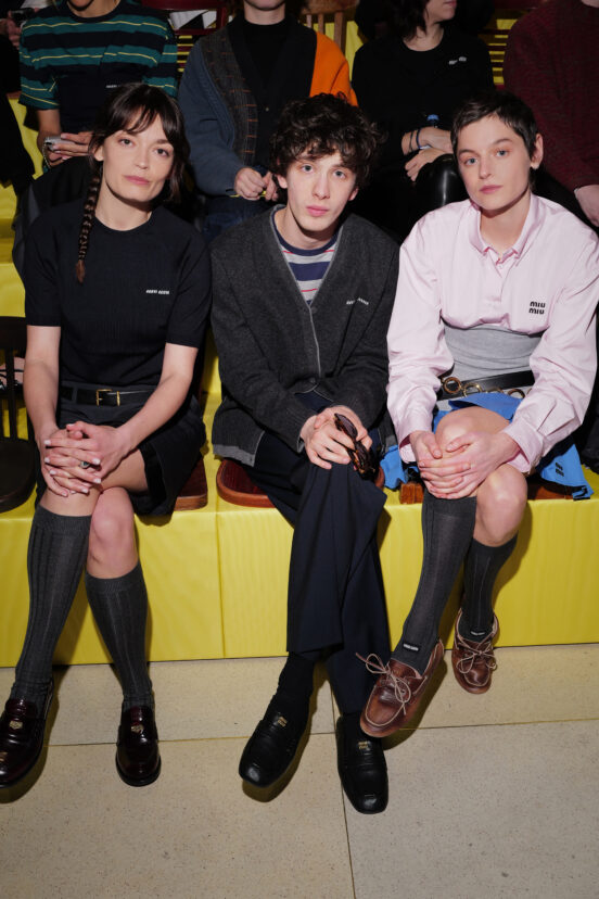 Miu Miu Fall 2025 Runway Front Row