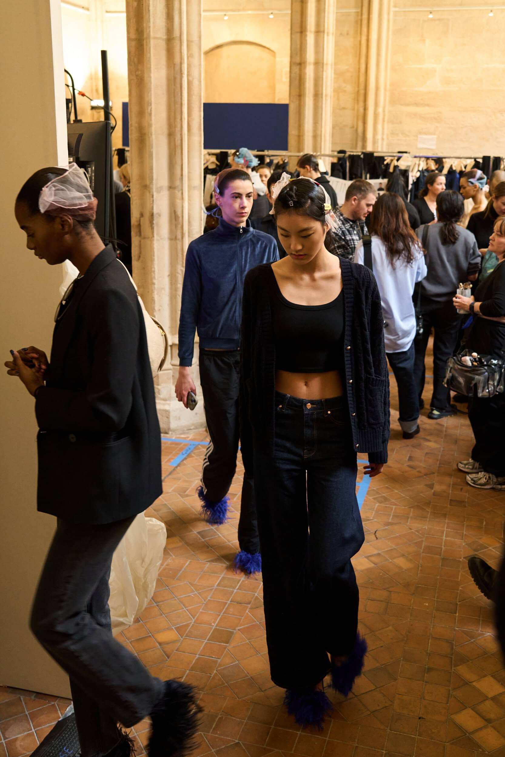 Akris Fall 2025 Fashion Show Backstage