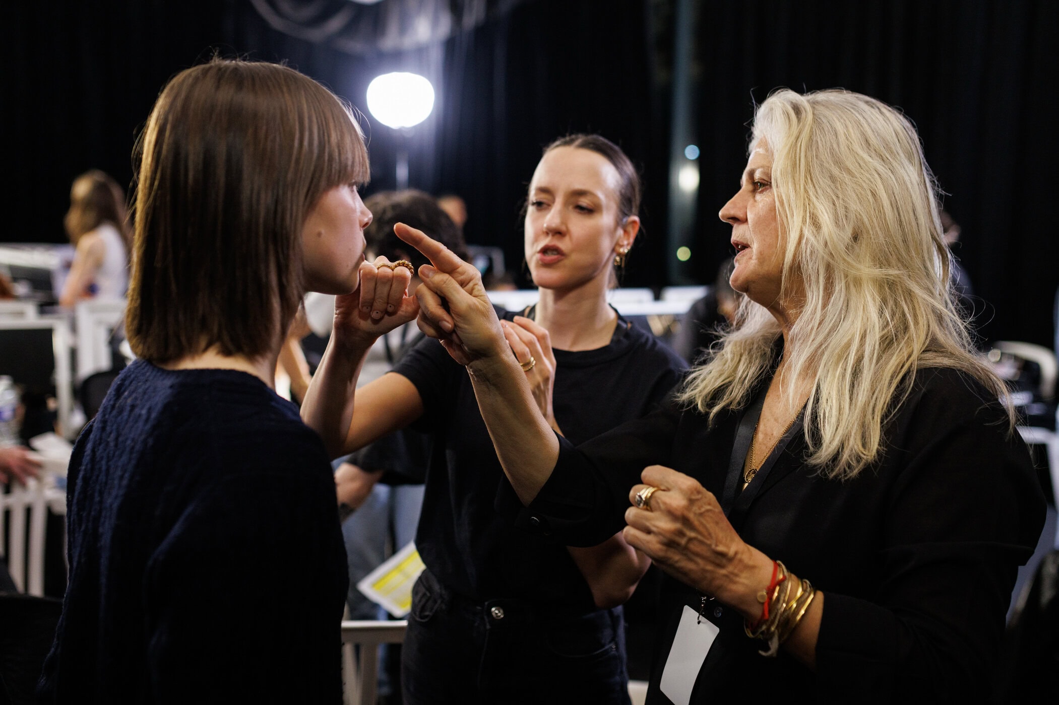 Balmain Fall 2025 Fashion Show Backstage