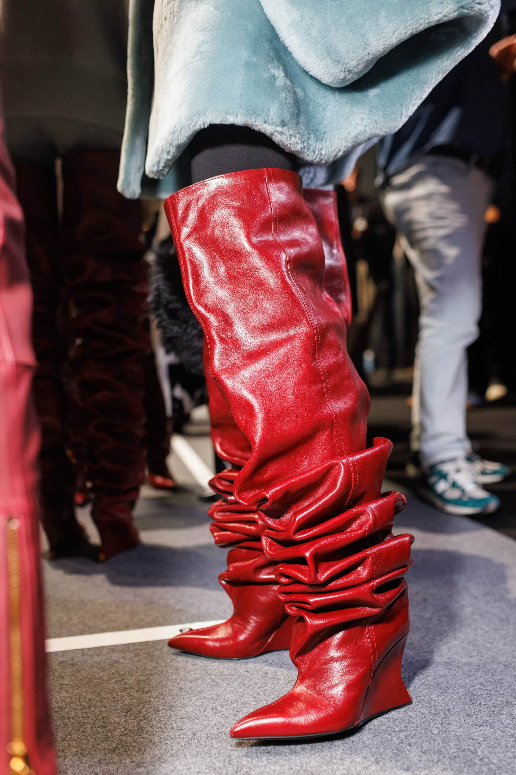 Balmain Fall 2025 Fashion Show Backstage