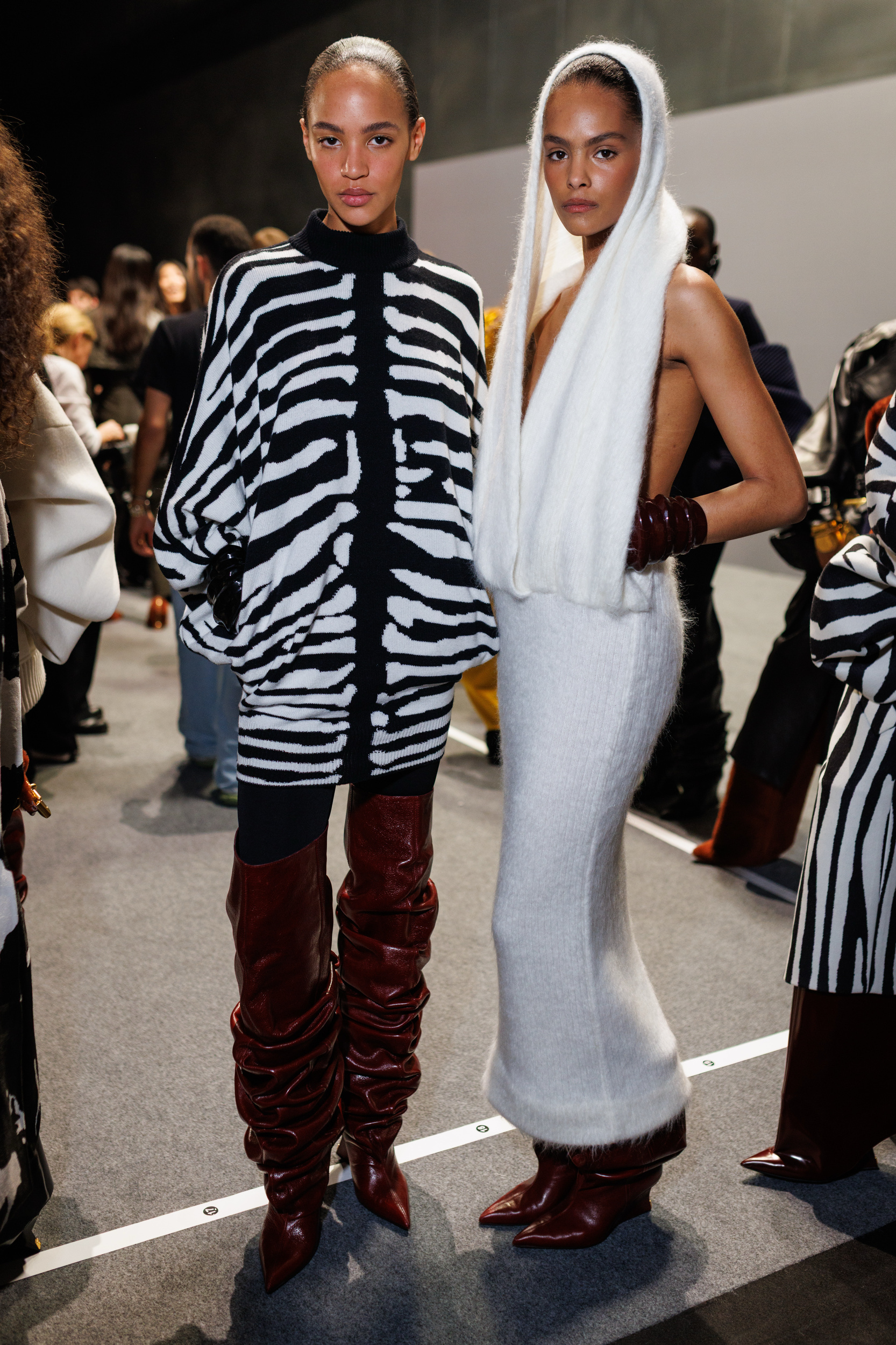 Balmain Fall 2025 Fashion Show Backstage